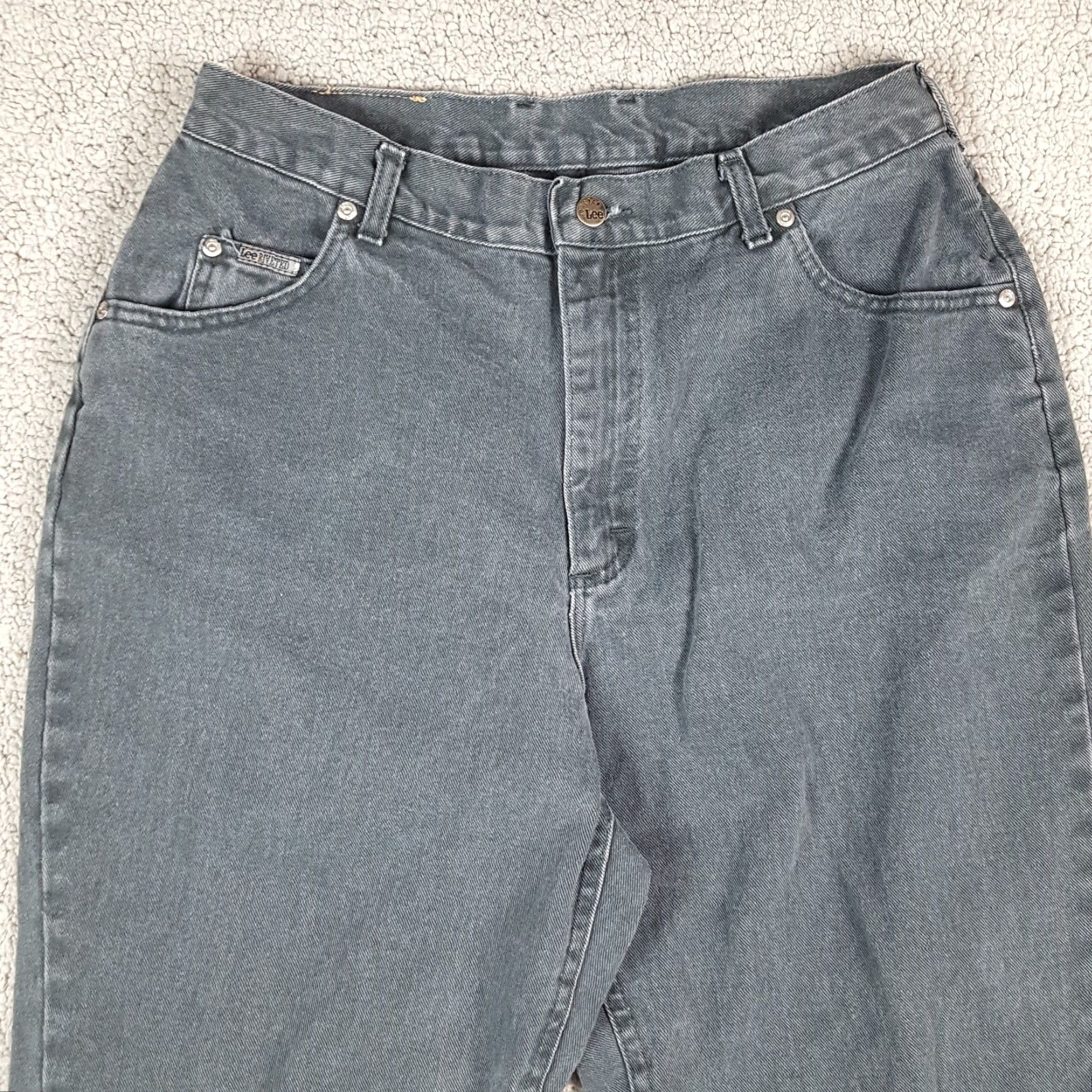 Lee VINTAGE Lee Jeans Women Size 16 High Waist Tapered Denim Casual 80s Retro Blue Size 38" / US 16 / IT 52 - 2 Thumbnail