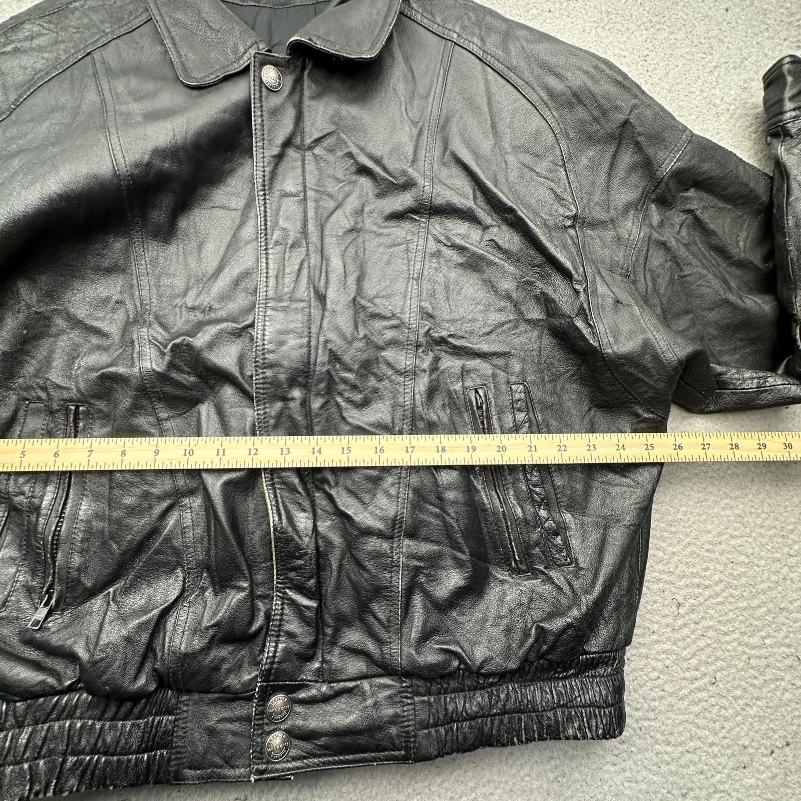 Wilsons Leather Vintage Wilsons Thinsulate Leather Bomber Jacket Mens XL Size US XL / EU 56 / 4 - 4 Thumbnail