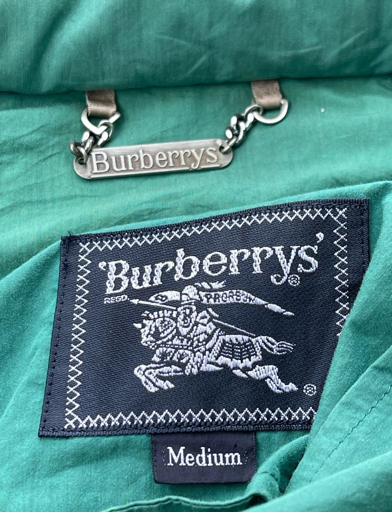 Burberry × Burberry Prorsum × Vintage 🔥Vintage Burberrys Logo Bomber Jacket With Hidden Hoodie Size US M / EU 48-50 / 2 - 10 Thumbnail