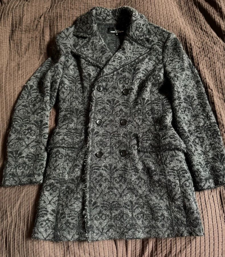Comme des Garcons Comme Des Garcons Woolen grey classic pattern coat Size M / US 6-8 / IT 42-44 - 1 Thumbnail