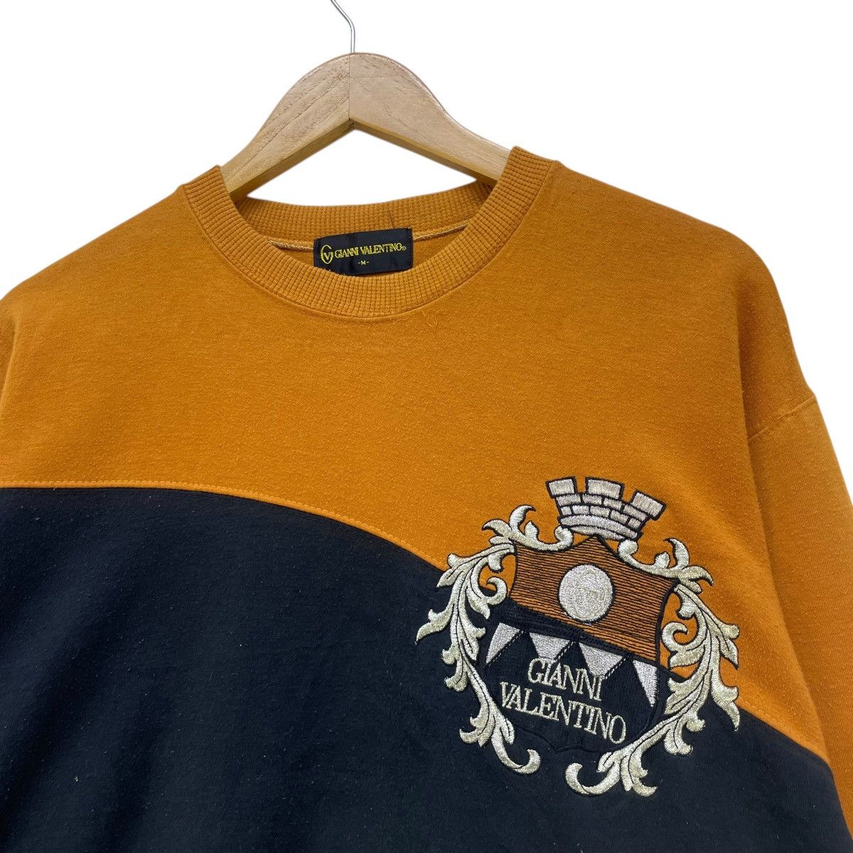 Gianni Valentino 💥Three Layer Colors Pull Over Crewneck Sweatshirt Size US M / EU 48-50 / 2 - 3 Thumbnail