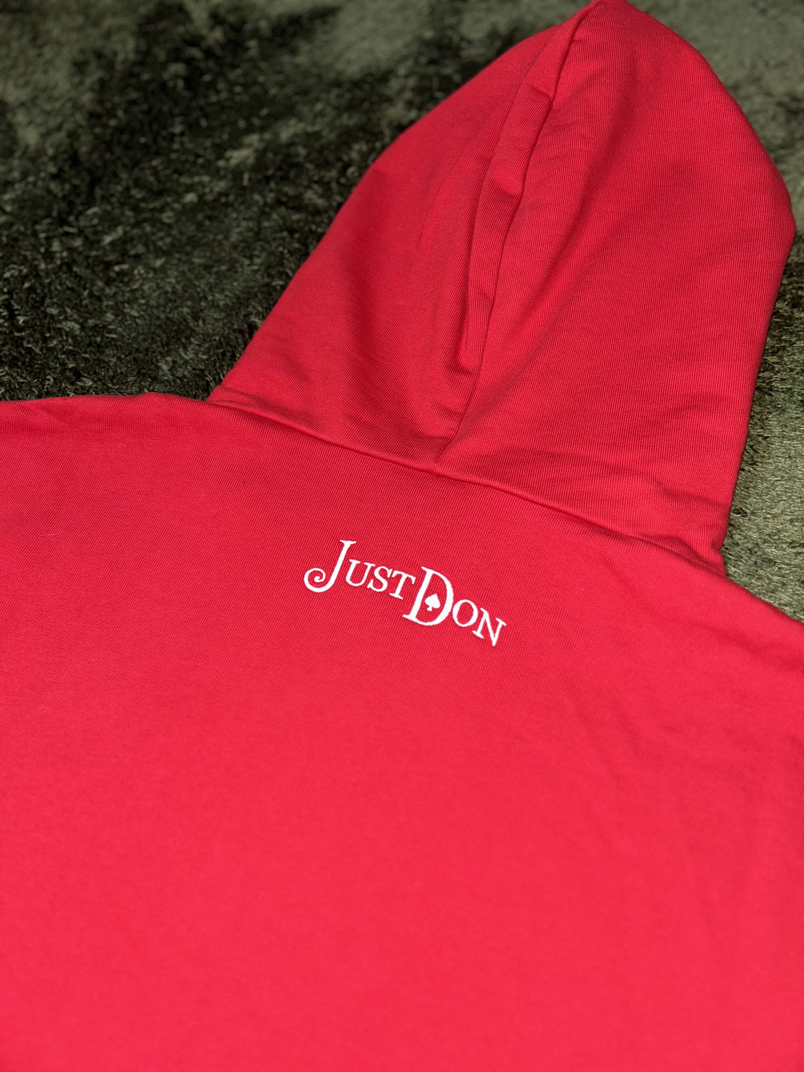 Designer × Just Don [L] Just don donc logo embroidery hoodie red Size US L / EU 52-54 / 3 - 7 Thumbnail