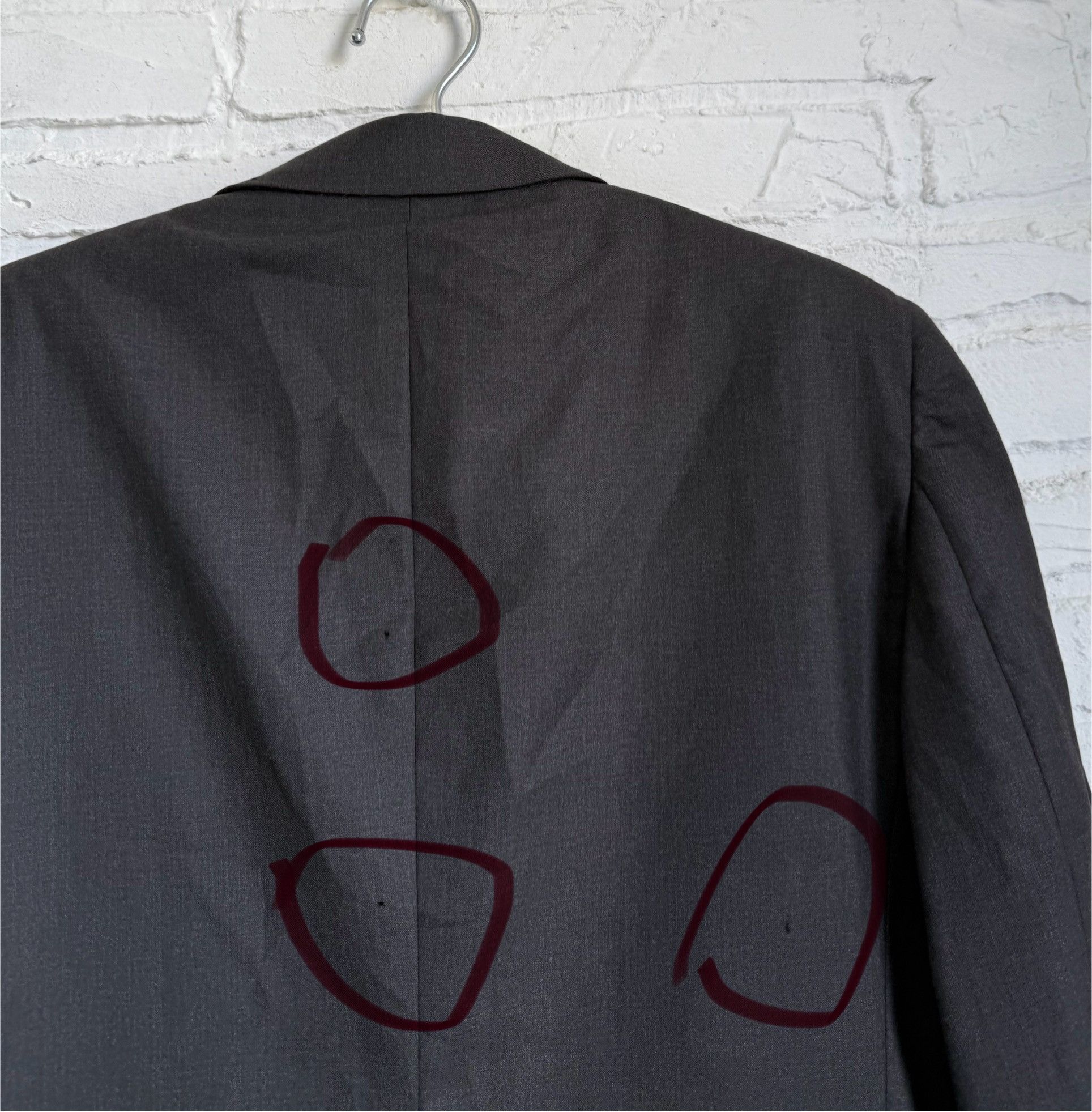 Prada Vintage Prada gray wool blazer size M 50r Size 50R - 11 Thumbnail
