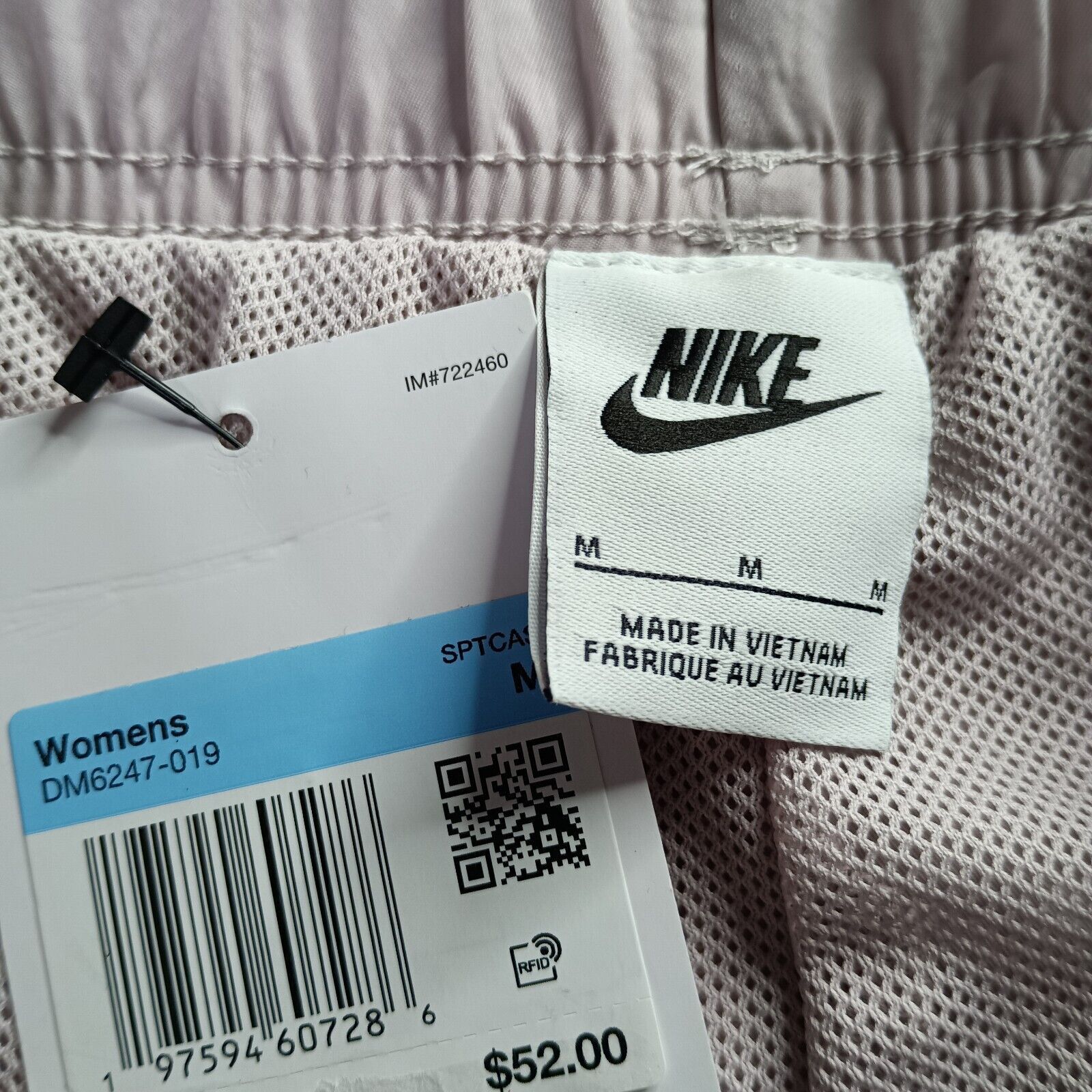 Nike Nike Sportswear Cargo Shorts Women's M Purple High-Rise Size 30" / US 8 / IT 44 - 4 Thumbnail