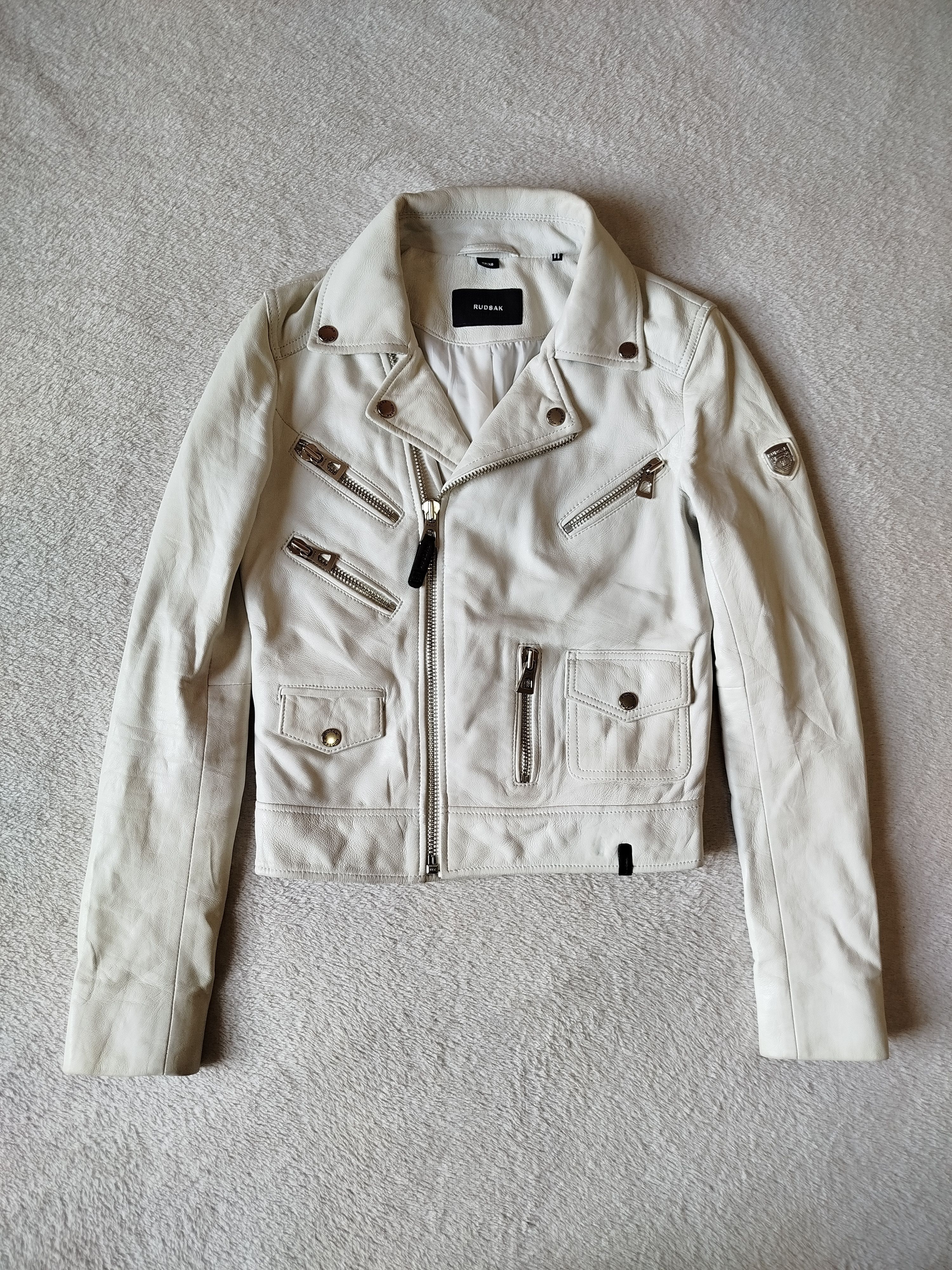 RUDSAK leather perfecto jacket cabery womens size xs