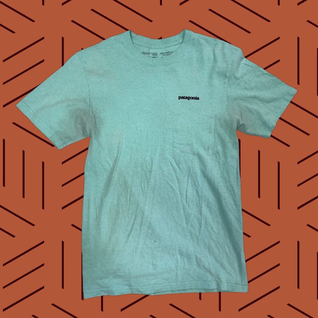 Patagonia Patagonia Shirt Size M Green Trout Back Logo Responsibili-Tee Short Sleeve Mens Size US M / EU 48-50 / 2 - 1 Thumbnail