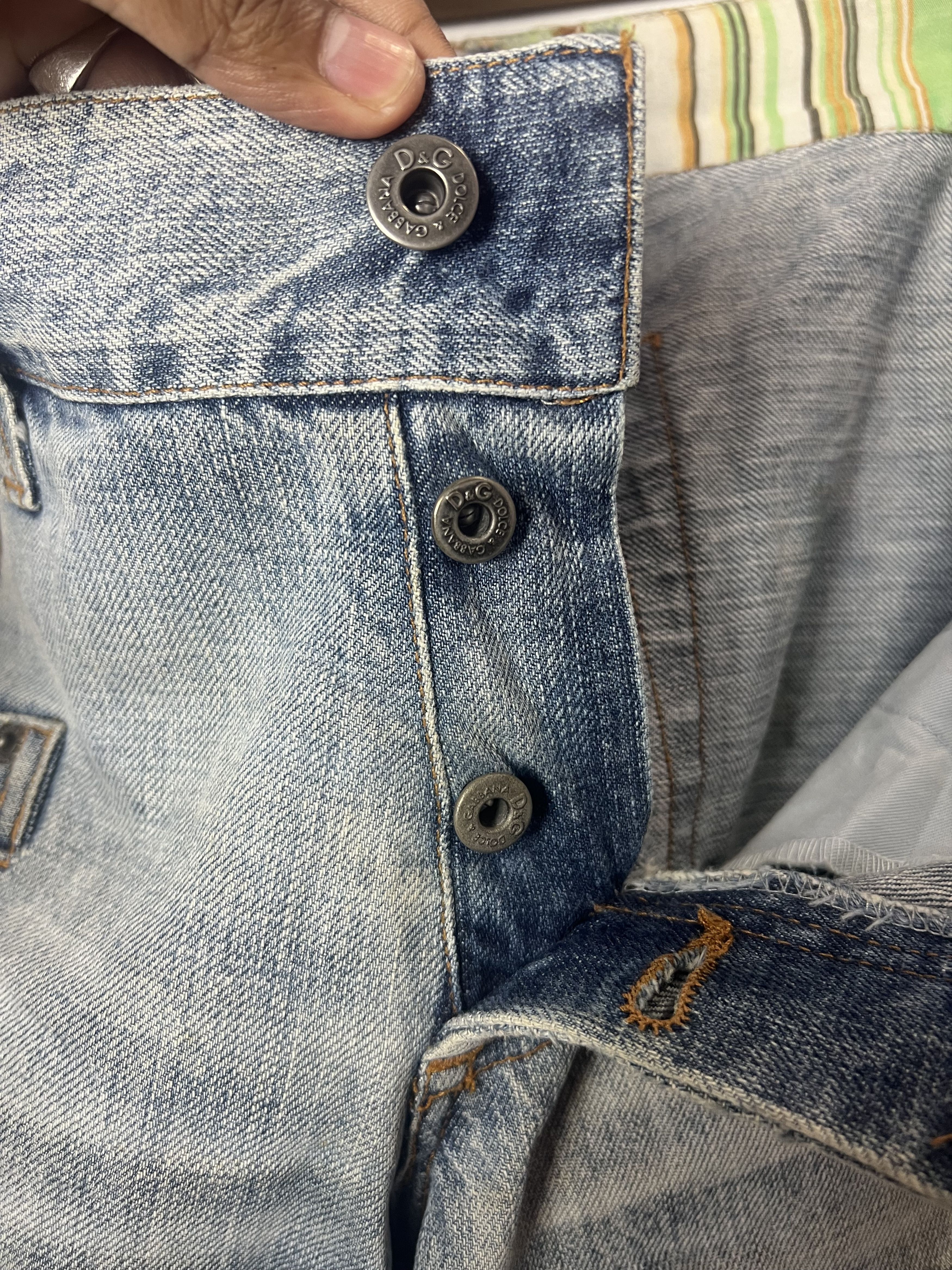 Dolce & Gabbana Dolce & Gabbana SS2006 Distressed Denim Jeans Size US 32 / EU 48 - 14 Thumbnail