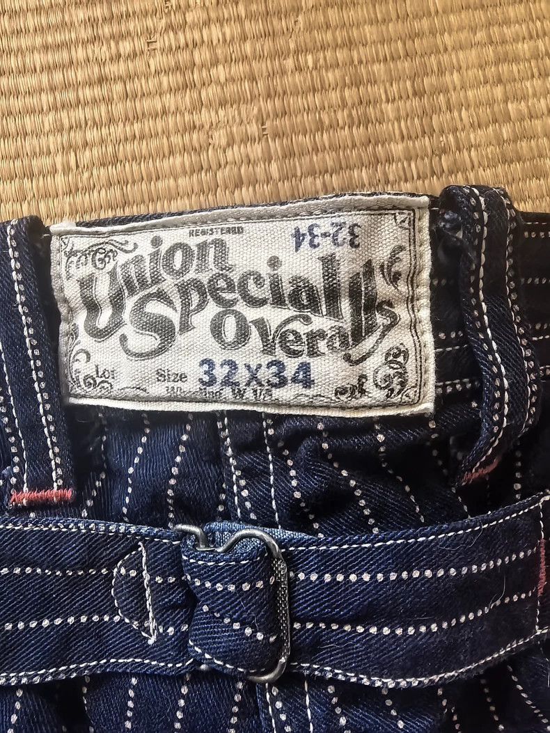 Freewheelers Freewheelers Dot-shaped dyed miner's trousers Size US 32 / EU 48 - 4 Thumbnail