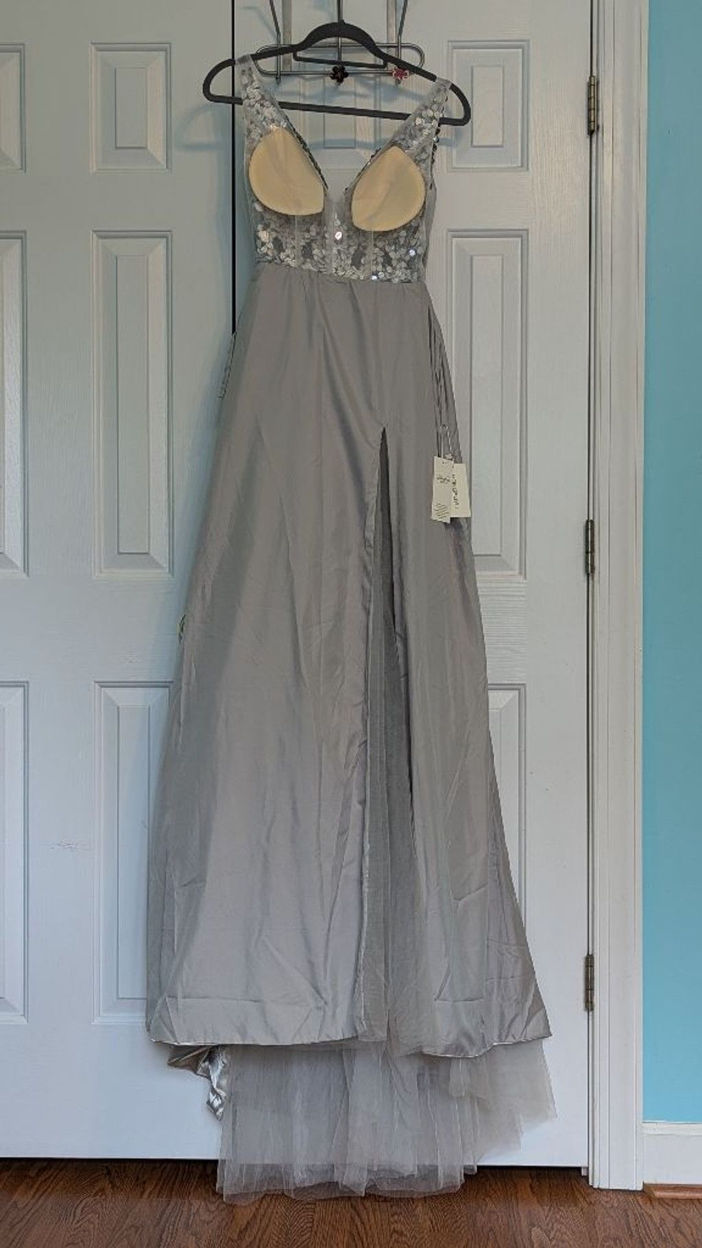 Designer Women's HongfuYu Dress, Gray, Size 2 Size XS / US 0-2 / IT 36-38 - 12 Thumbnail