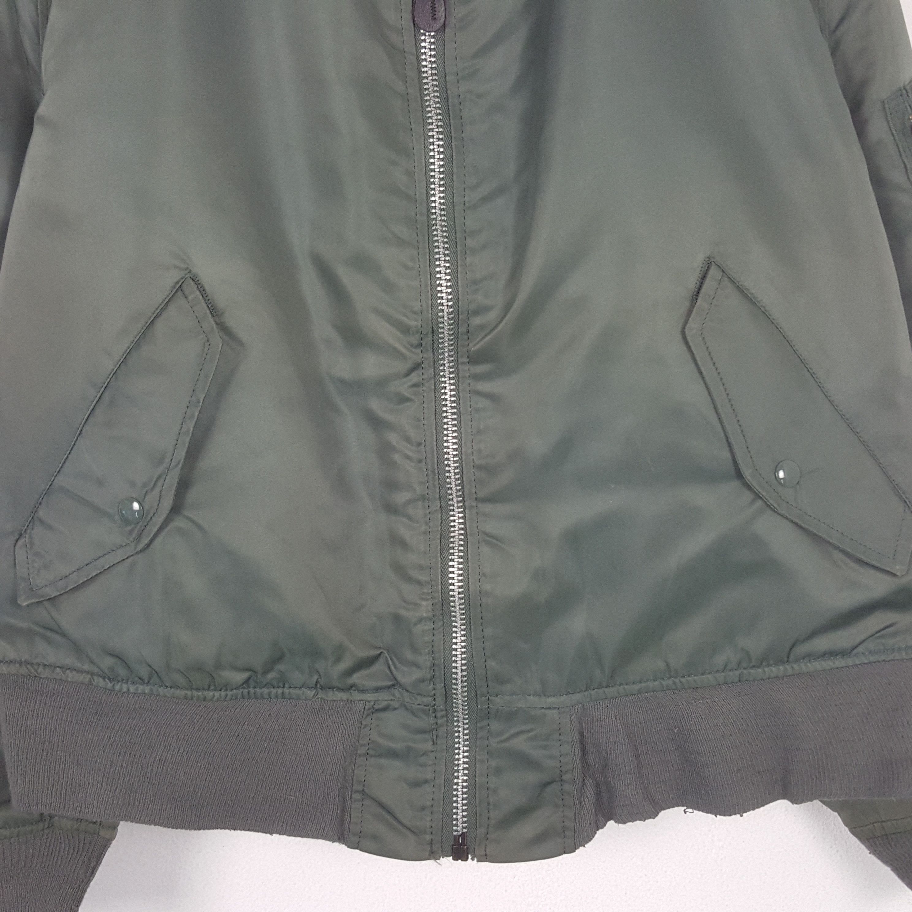Alpha Industries Vintage Alpha Industries Custom HG Reversible Bomber Jacket Size US XL / EU 56 / 4 - 4 Thumbnail