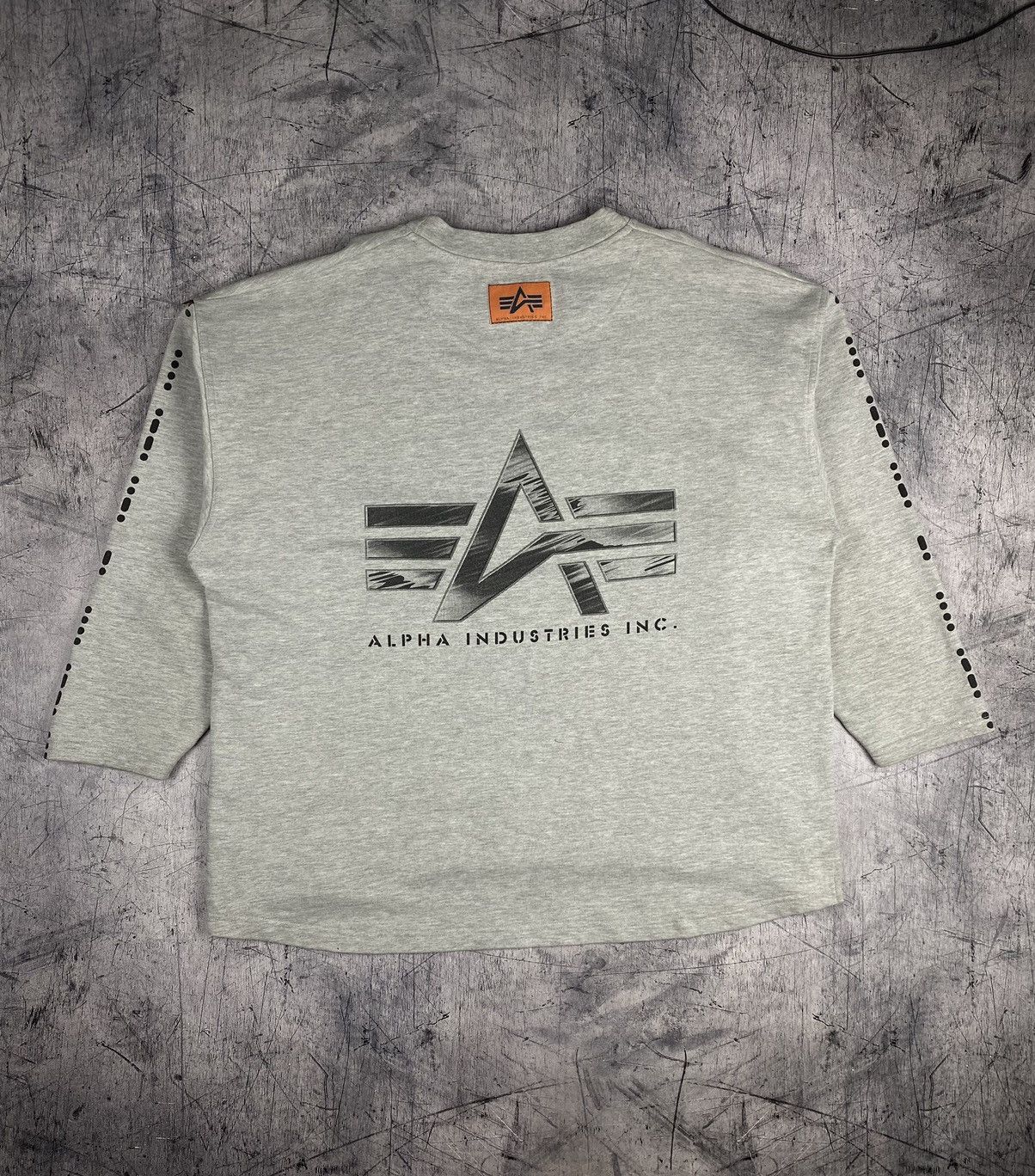 Alpha Industries × Vintage Rare Vintage Alpha Industries Sweatshirt Size XXL Size US XXL / EU 58 / 5 - 2 Thumbnail