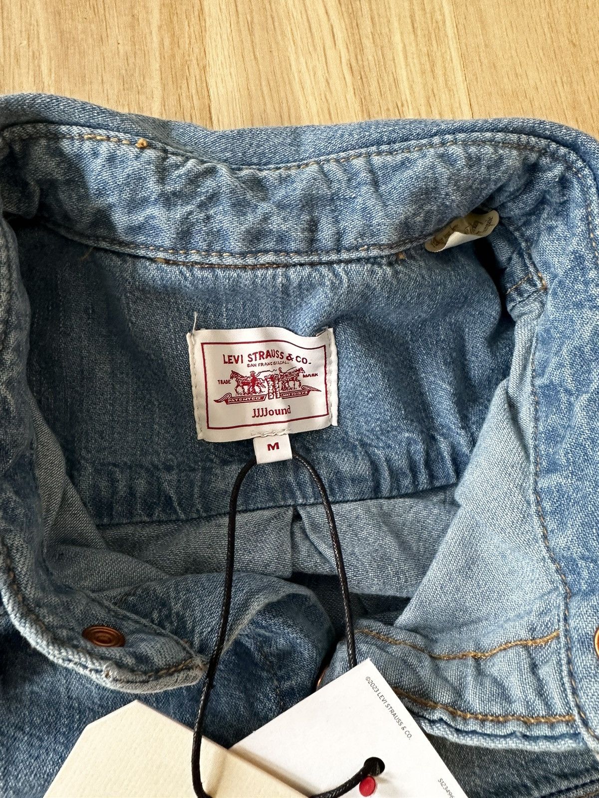 JJJJound × Levi's Jjjjound X Levi’s western denim shirt Size US M / EU 48-50 / 2 - 4 Thumbnail