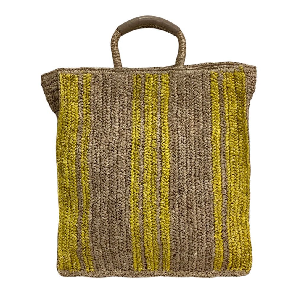 Other Other VIOLA d'ORO Leather Raffia Tote Bag Plant-based Tote Bag DUTY FREE for USA Size ONE SIZE - 1 Thumbnail