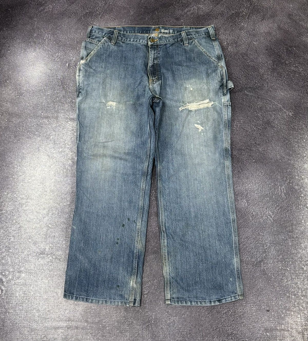 Carhartt Vintage Carhartt USA Faded Light Blue Rare Hype Baggy Jeans Size US 40 / EU 56 - 2 Thumbnail