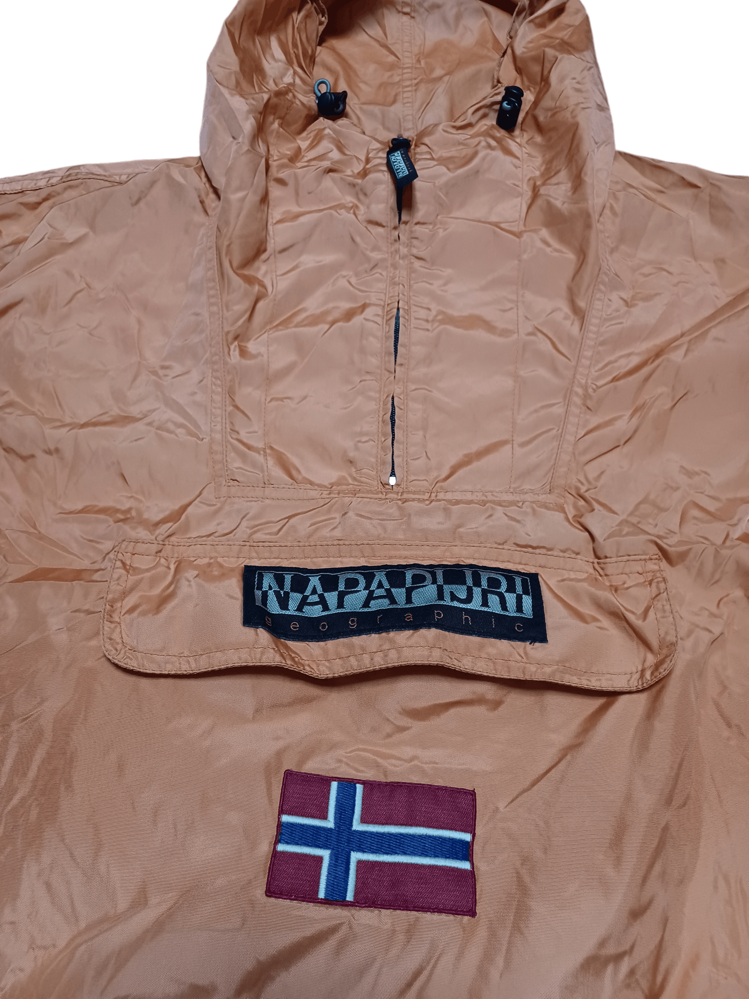 Napapijri NAPAPIJRI FIRE NYLON ANORAK ORANGE VINTAGE OUTDOORS Size US M / EU 48-50 / 2 - 2 Thumbnail