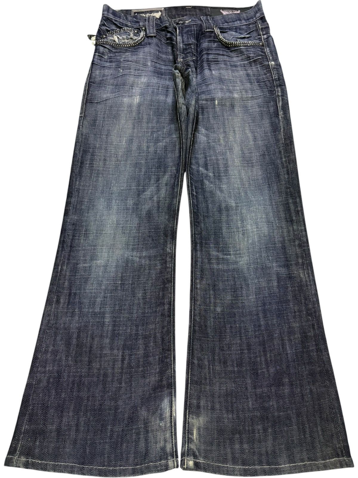 Rock & Republic Vintage Rock & Republic Distressed Bootcut Flare Jeans Size 31" - 1 Thumbnail