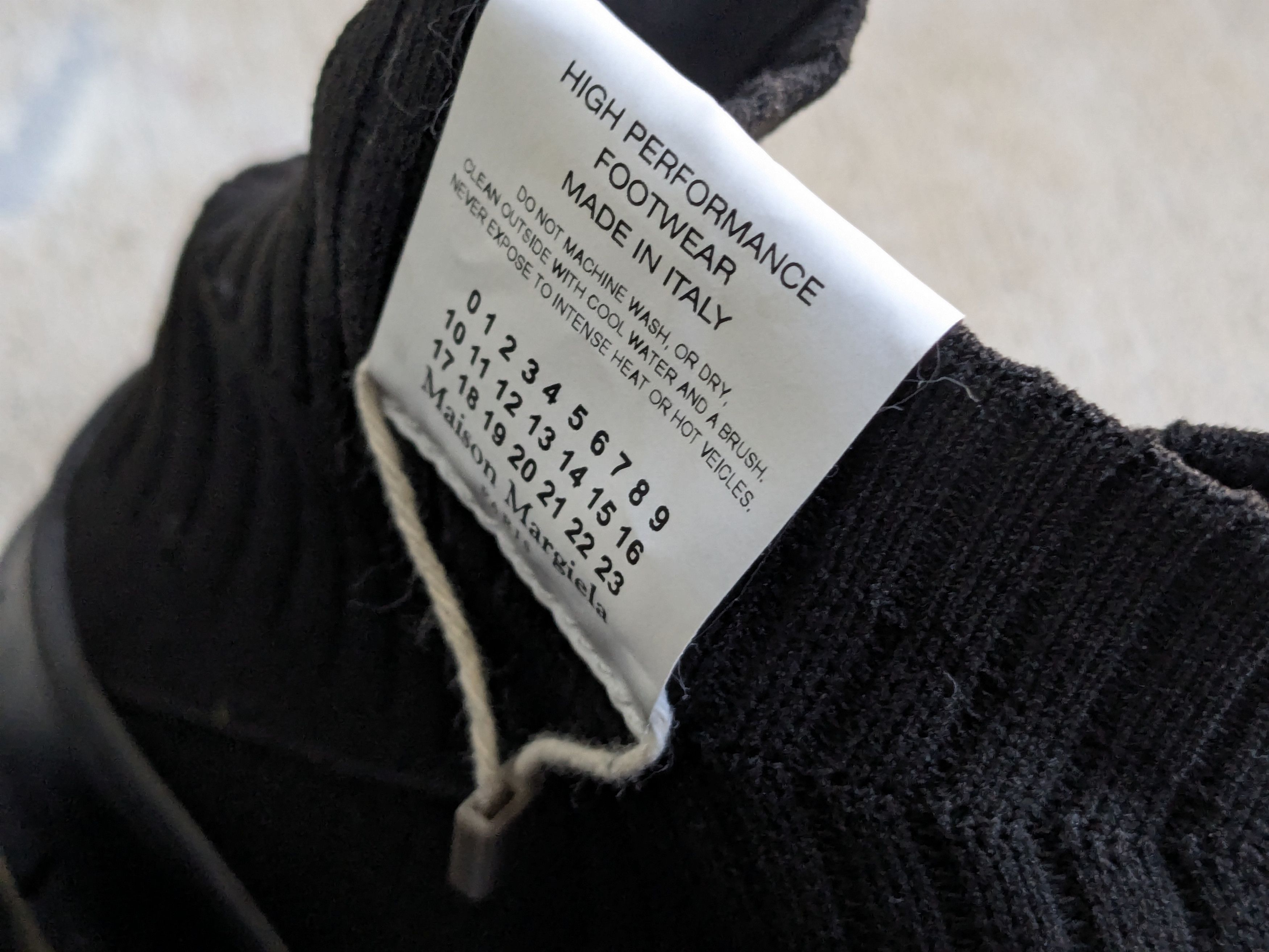 Maison Margiela Maison Margiela Sock Sneakers Black 12 45 High Tops Size US 12 / EU 45 - 9 Thumbnail
