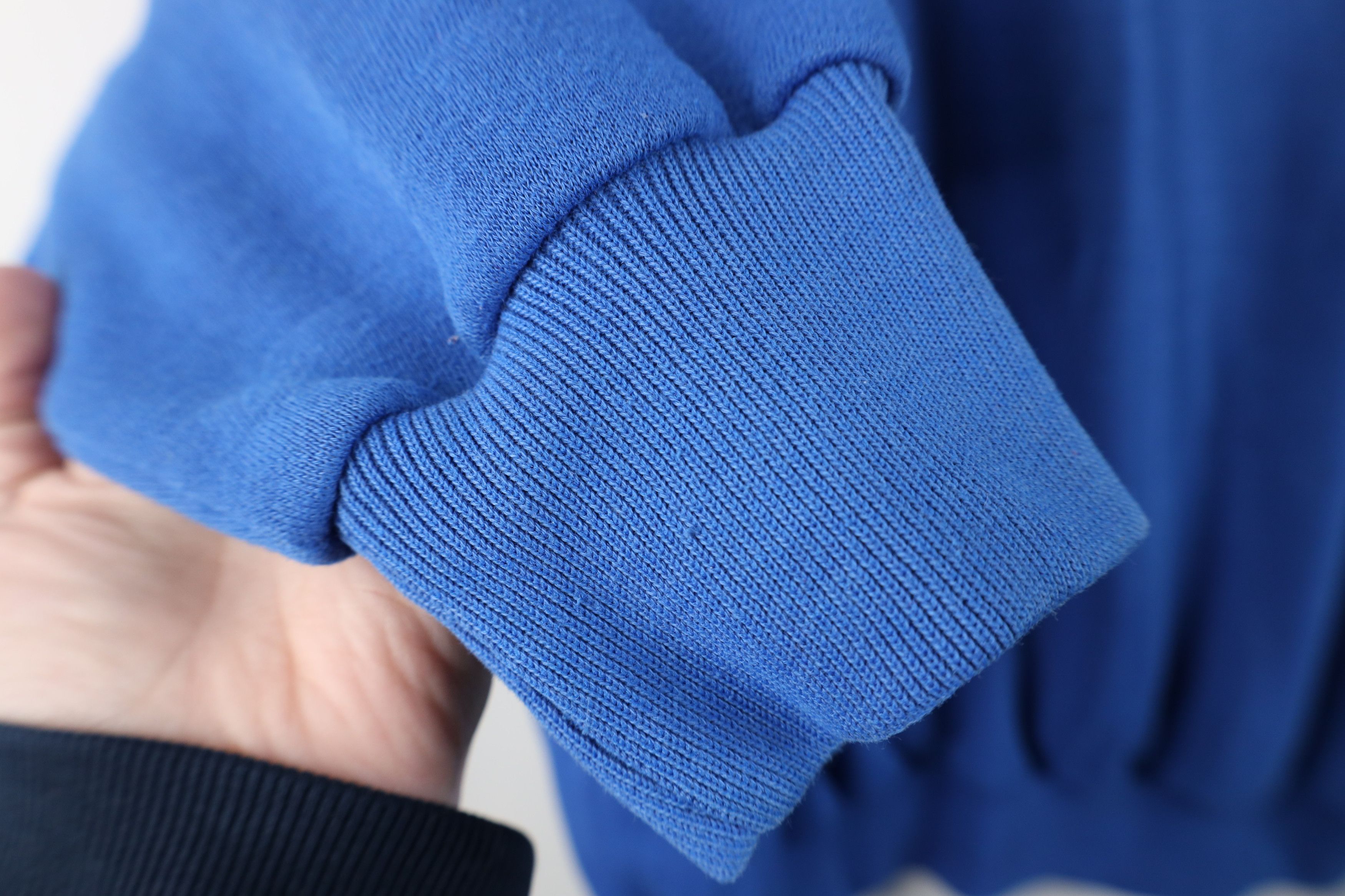 Nike Vintage 90s Nike Scott Mini Swoosh Collared Sweatshirt Blue Size US XL / EU 56 / 4 - 7 Thumbnail