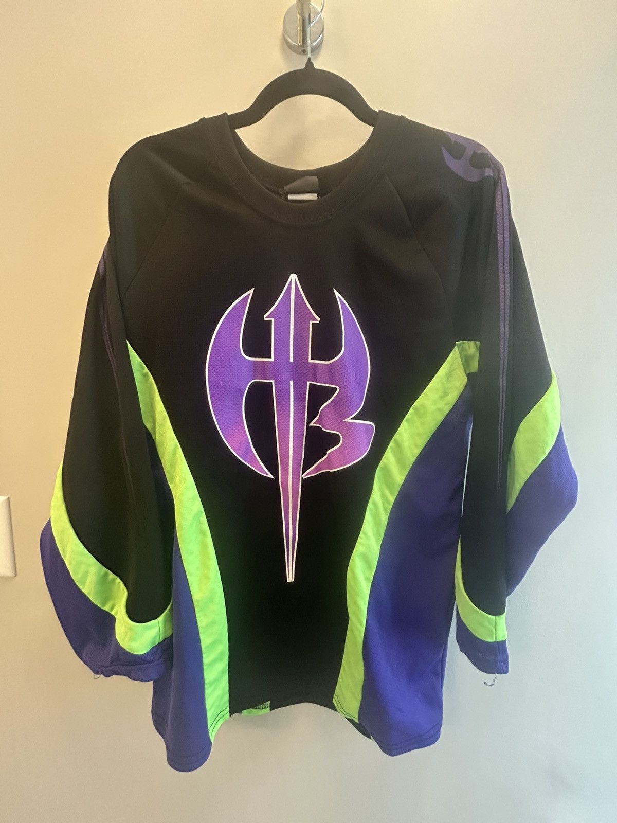 WWE WWE Vintage Jeff Hardy Boyz Motocross Jersey Pullover Size US M / EU 48-50 / 2 - 1 Thumbnail