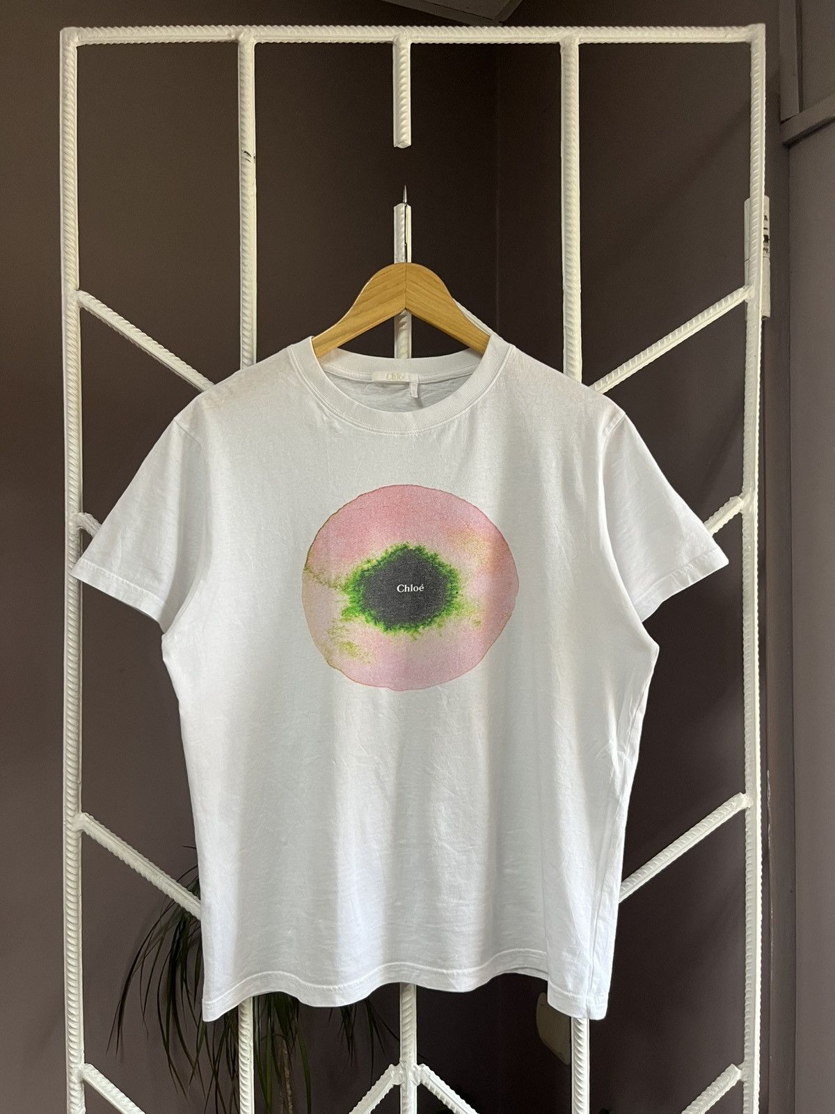 Chloe Chloe Designer Cropped Tee Size L / US 10 / IT 46 - 1 Thumbnail