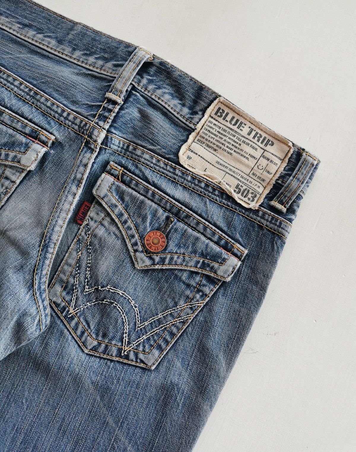 Edwin Edwin 503 Denim Jeans Size US 31 - 5 Thumbnail