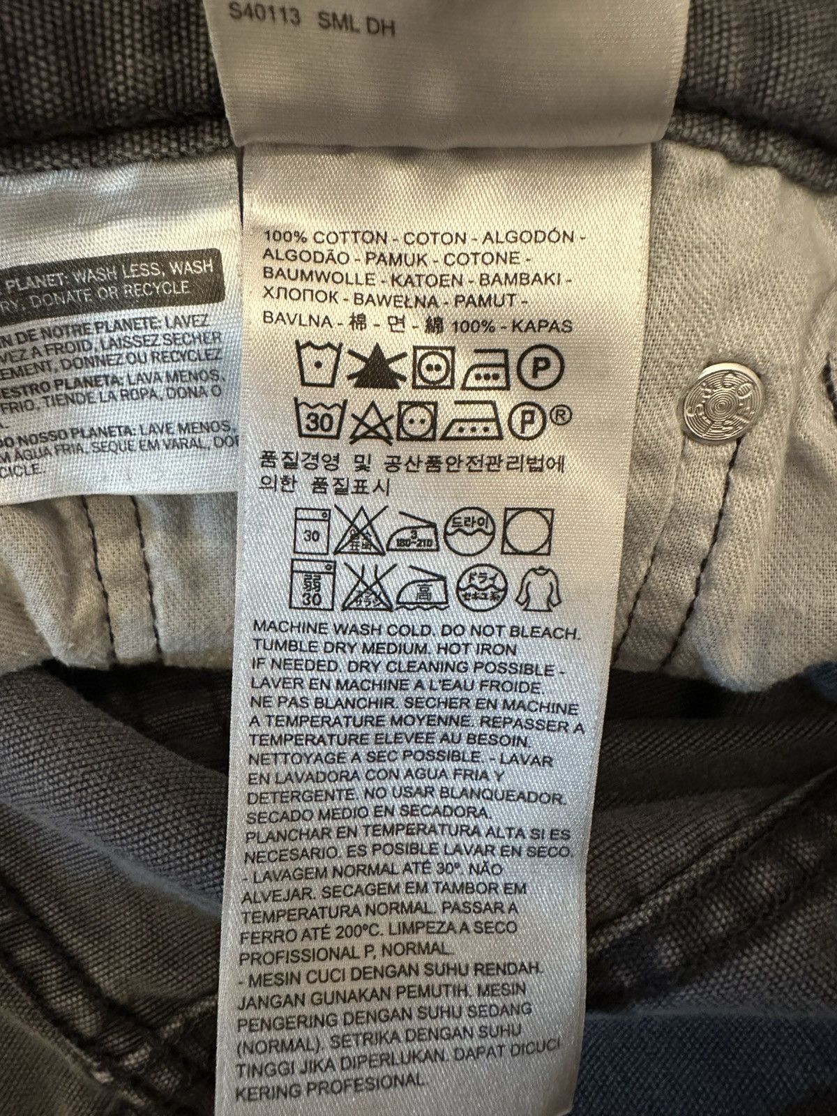 Levi's Levis 514 Men’s Gray Jeans White Tab 32x32 Measures 32x31 Size US 32 / EU 48 - 7 Thumbnail