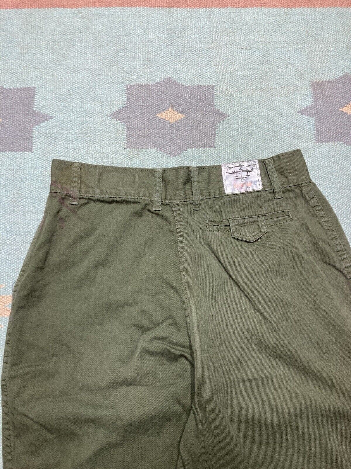 Vintage y2k cargo pants baggy tapered rave pockets military 30x33 Size US 30 / EU 46 - 6 Thumbnail