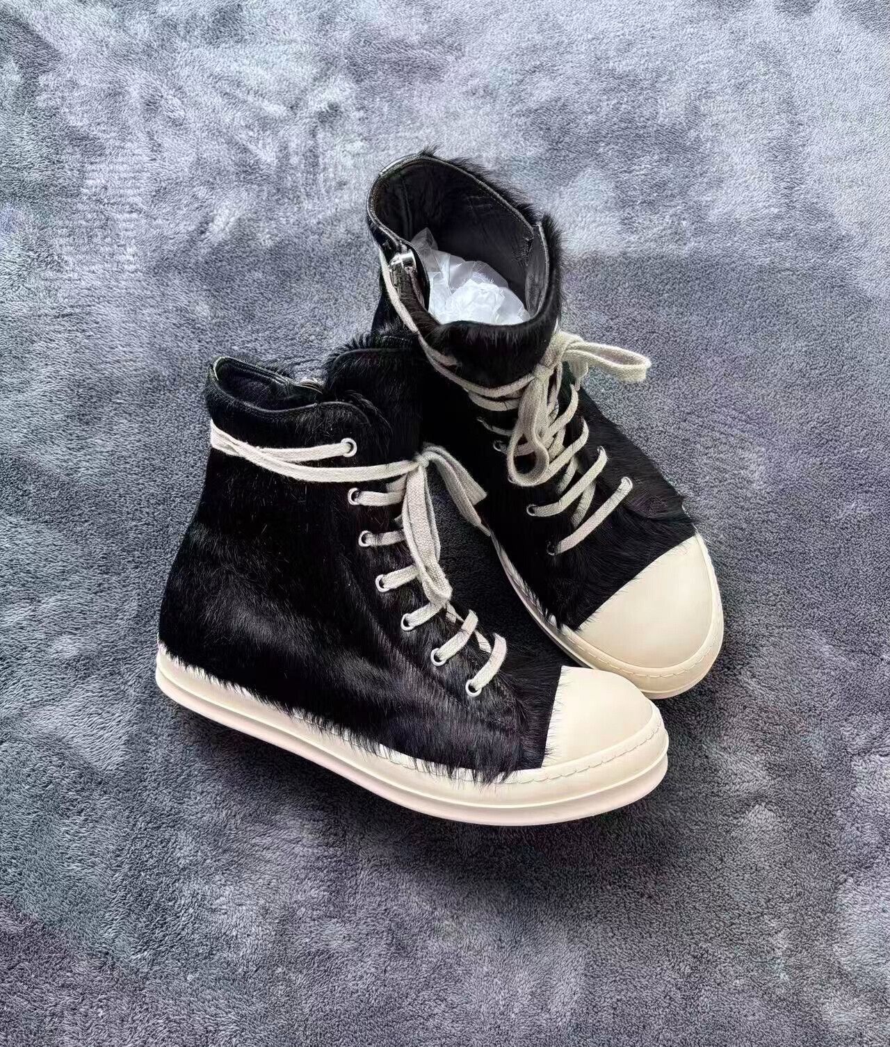 Rick Owens Rick Owens White Lowtop Sneakers 42 Men Size US 9 / EU 42 - 1 Thumbnail