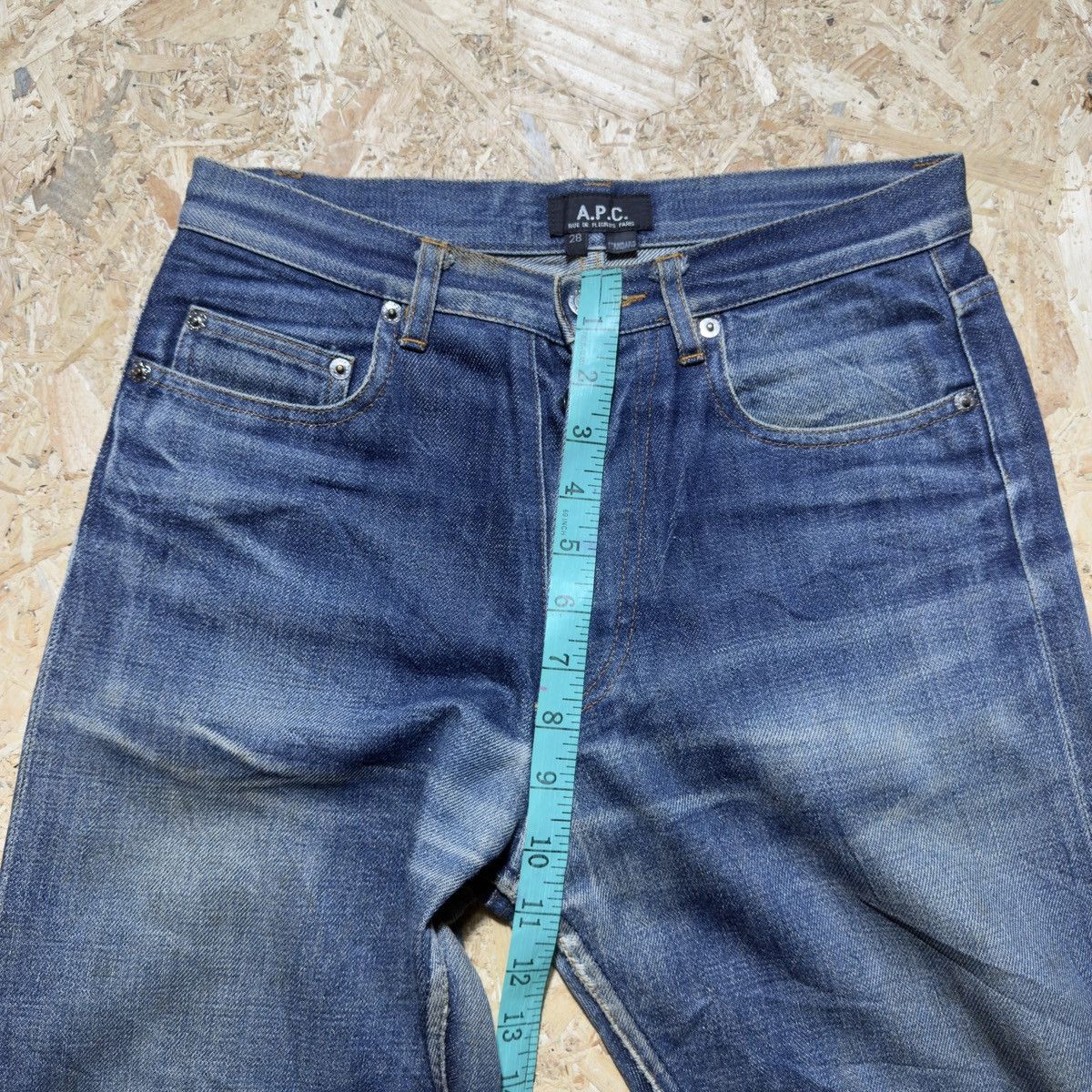 A.P.C. A.P.C Selvedge Denim Slim Fit Cutting Size US 28 / EU 44 - 13 Thumbnail