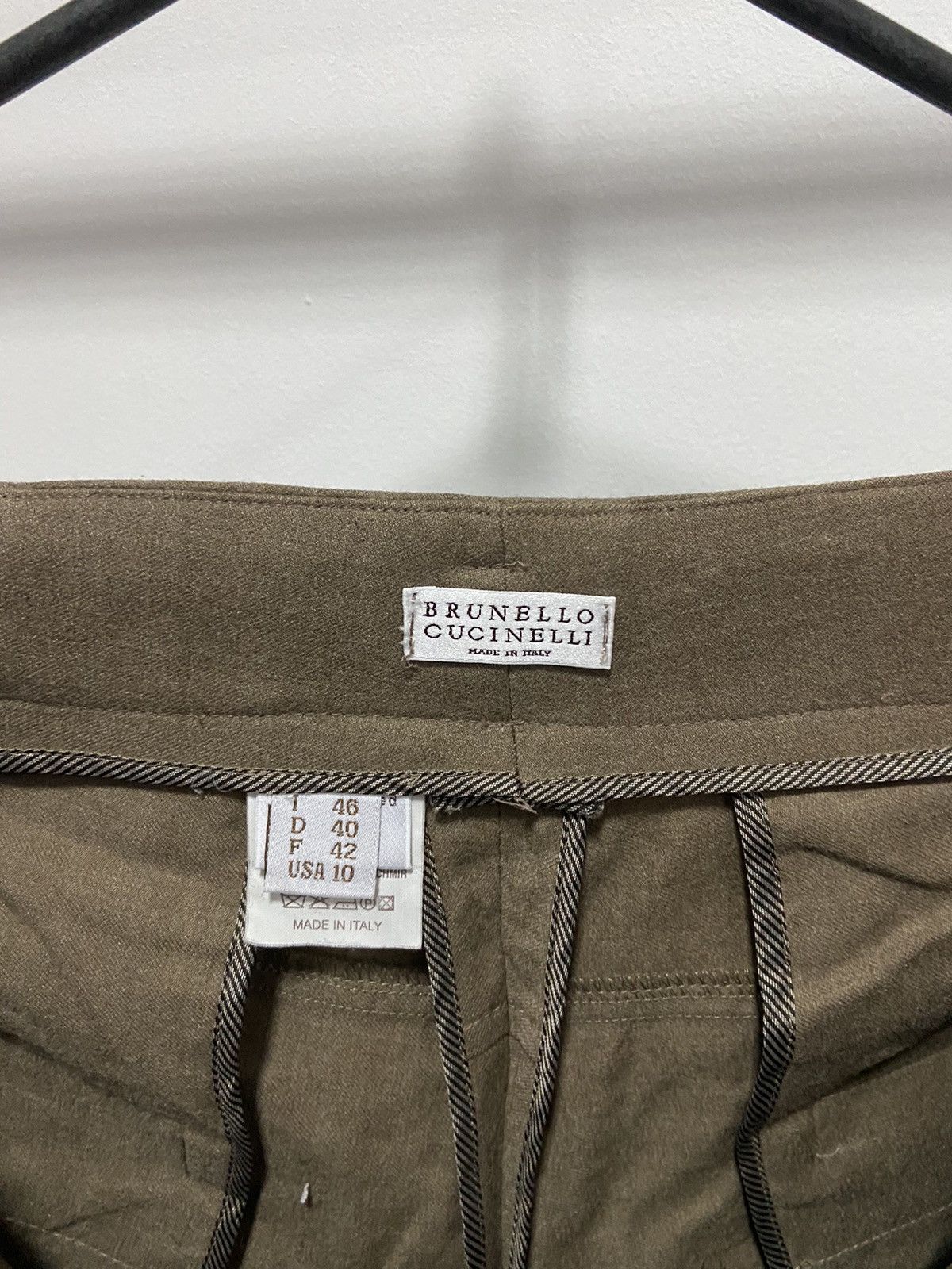 Brunello Cucinelli × Vintage Brunello cucinelli Vintage wool pants women's Size 32" / US 10 / IT 46 - 5 Thumbnail