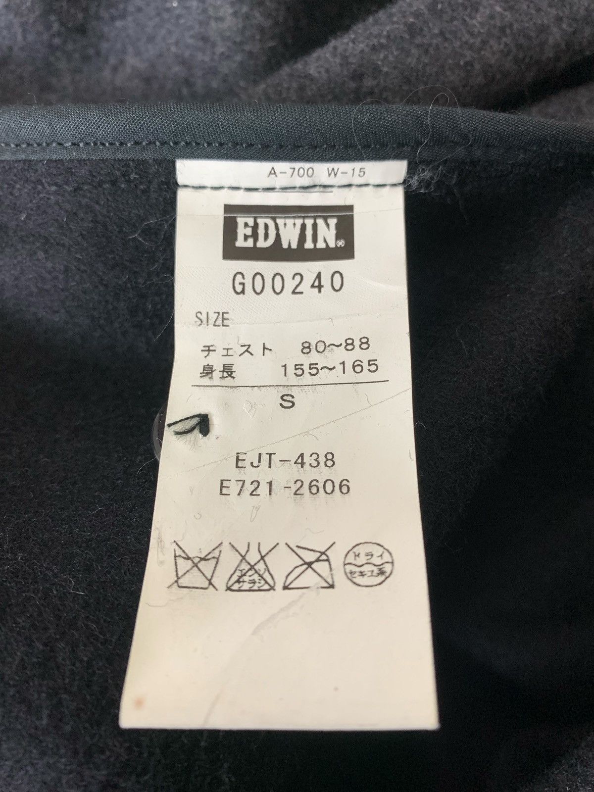 Edwin × Japanese Brand Edwin Clothing JapaneseBrand StreetWear Snap Button Jacket Size US S / EU 44-46 / 1 - 9 Thumbnail