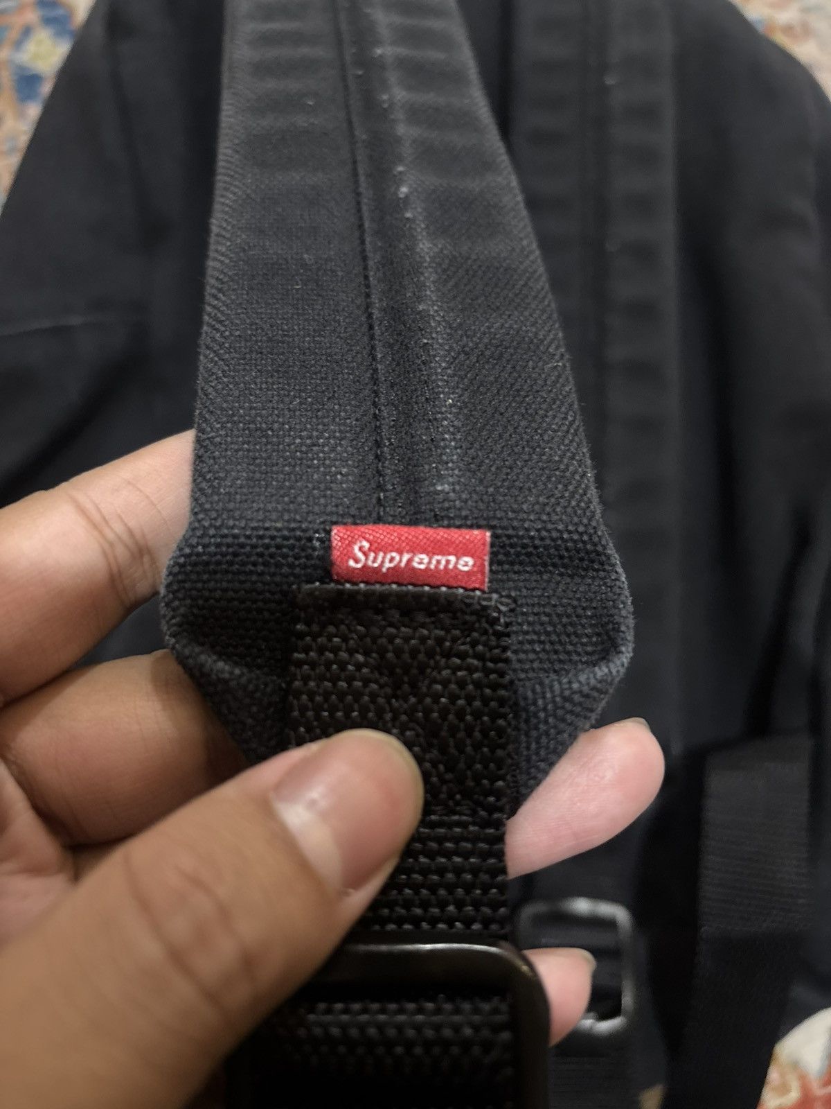 Supreme Backpack Supreme Canvas Logo Box Size ONE SIZE - 7 Thumbnail