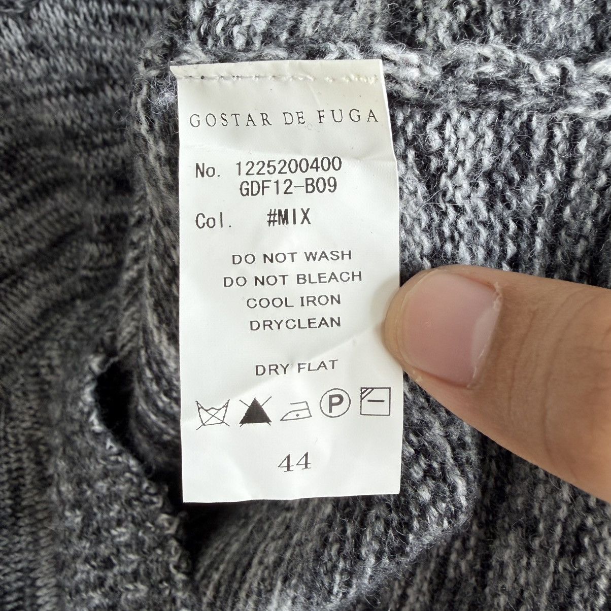 GOSTAR DE FUGA GOSTAR DE FUGA Mockneck Knit Sweater Size US S / EU 44-46 / 1 - 5 Thumbnail