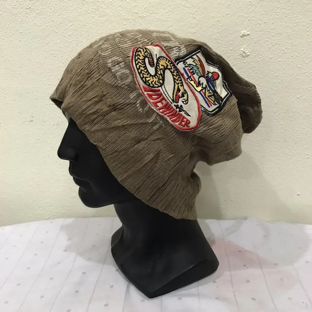 Alpha Industries × Vintage Alpha Industries Overprint Beanie Hat Size ONE SIZE - 2 Thumbnail