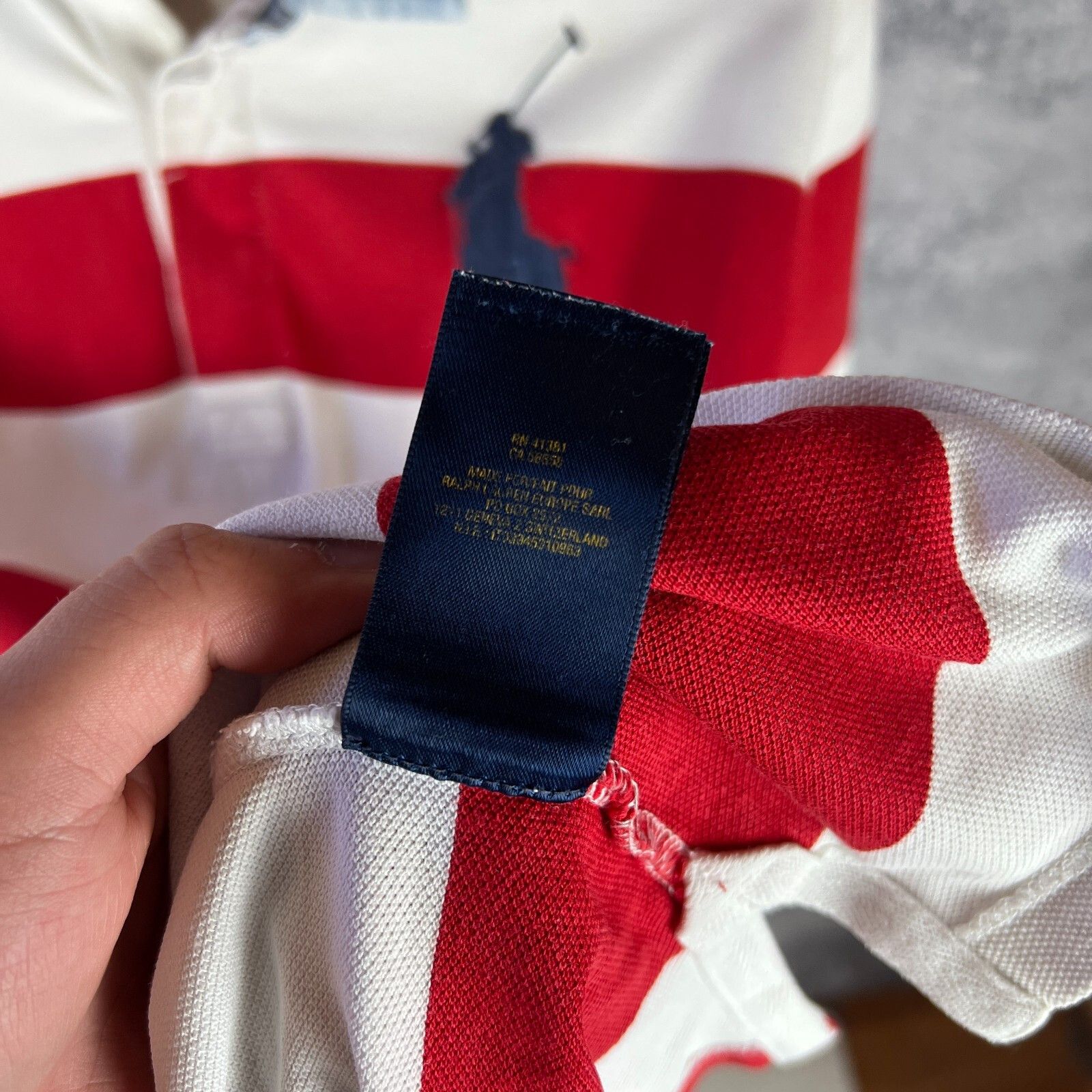 Polo Ralph Lauren Polo Ralph Lauren Striped Polo Shirt USA Men's Size L ` Size US L / EU 52-54 / 3 - 6 Thumbnail