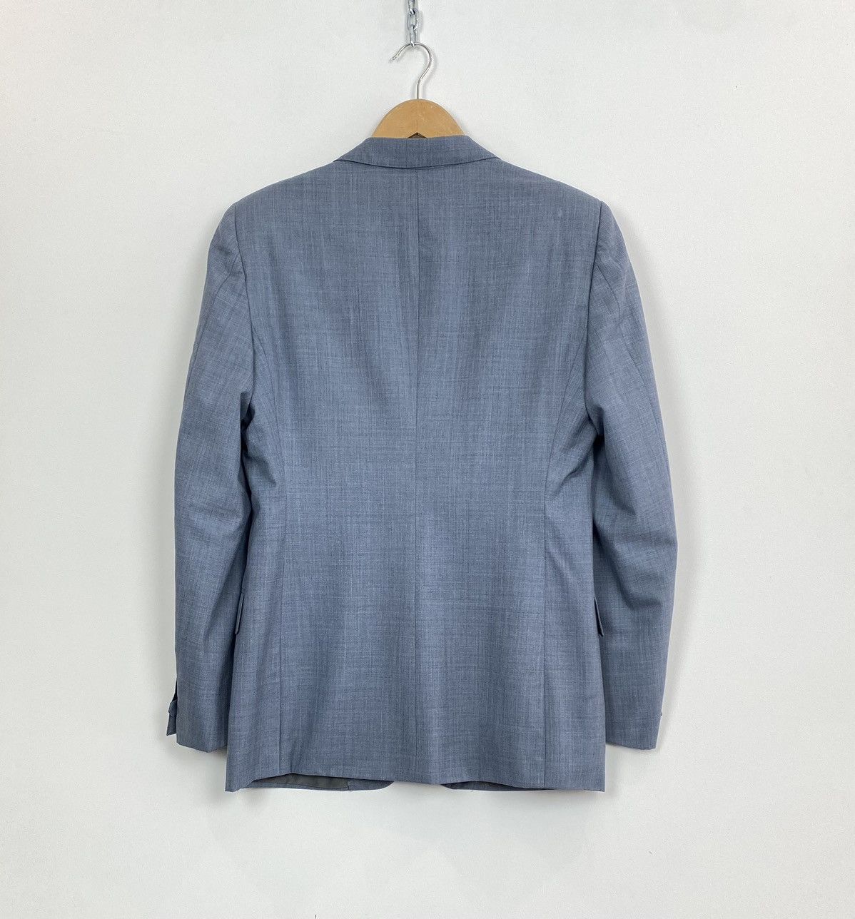Yves Saint Laurent Yves Saint Laurent Suit Set Pants + Vest + Jacket Blue dress Size 50R - 25 Thumbnail