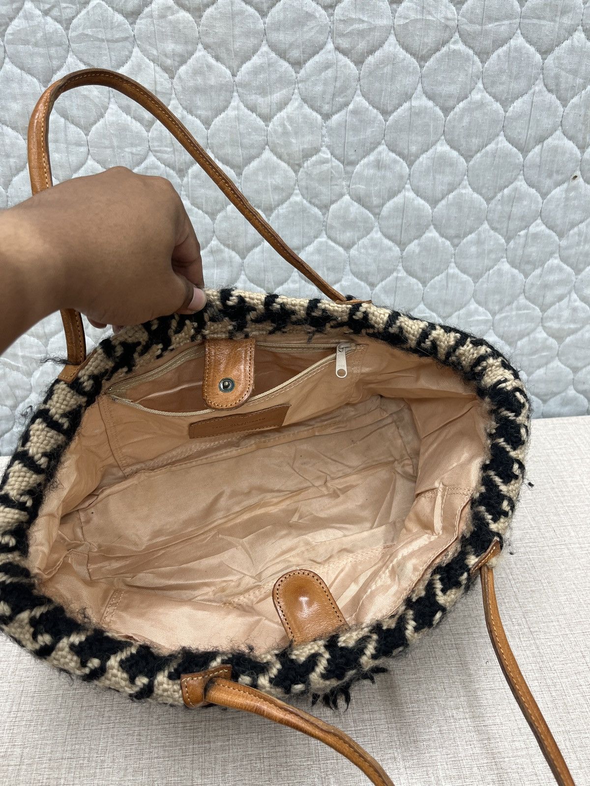 Tsumori Chisato 🔥🔥🔥ARCHIVE TSUMORI CHISATO ISSEY MIYAKE TWEED BAGS Size ONE SIZE - 12 Thumbnail