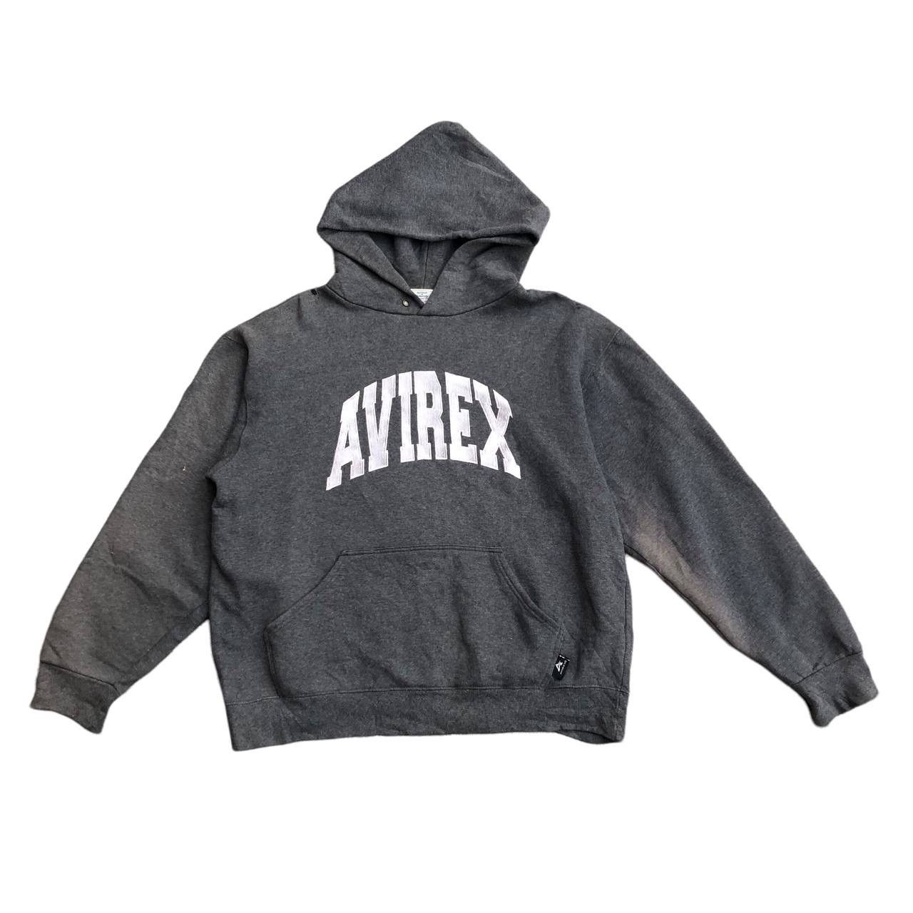 Avirex AVIREX SPELLOUT DISTRESSED SUNFADED HOODIE Size US L / EU 52-54 / 3 - 1 Thumbnail