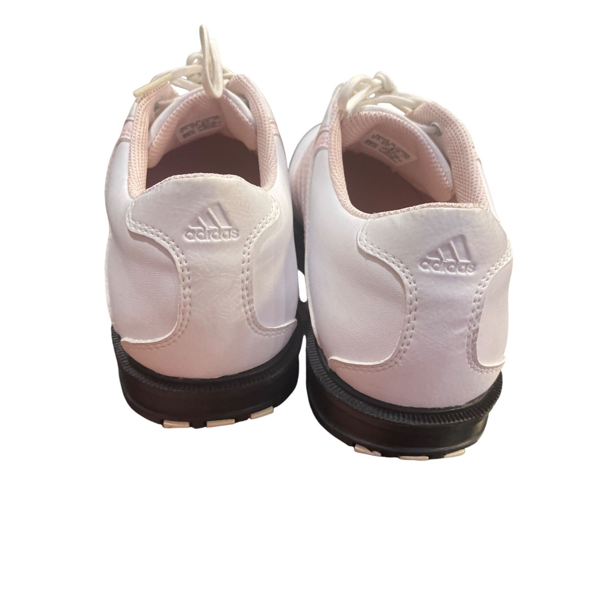 Adidas Adidas 738167 Traxion 2 Wms soft white pink golf shoes sneak Size US 7 / IT 37 - 13 Thumbnail