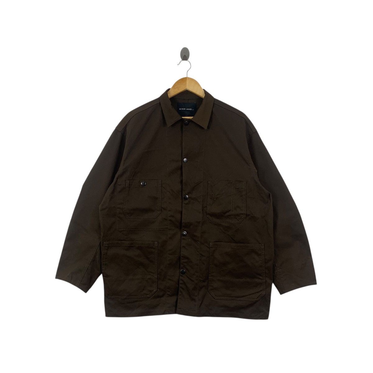 Other NIKO AND … JAPAN Collection Chore Worker Brown Jacket Parka Size US L / EU 52-54 / 3 - 1 Thumbnail