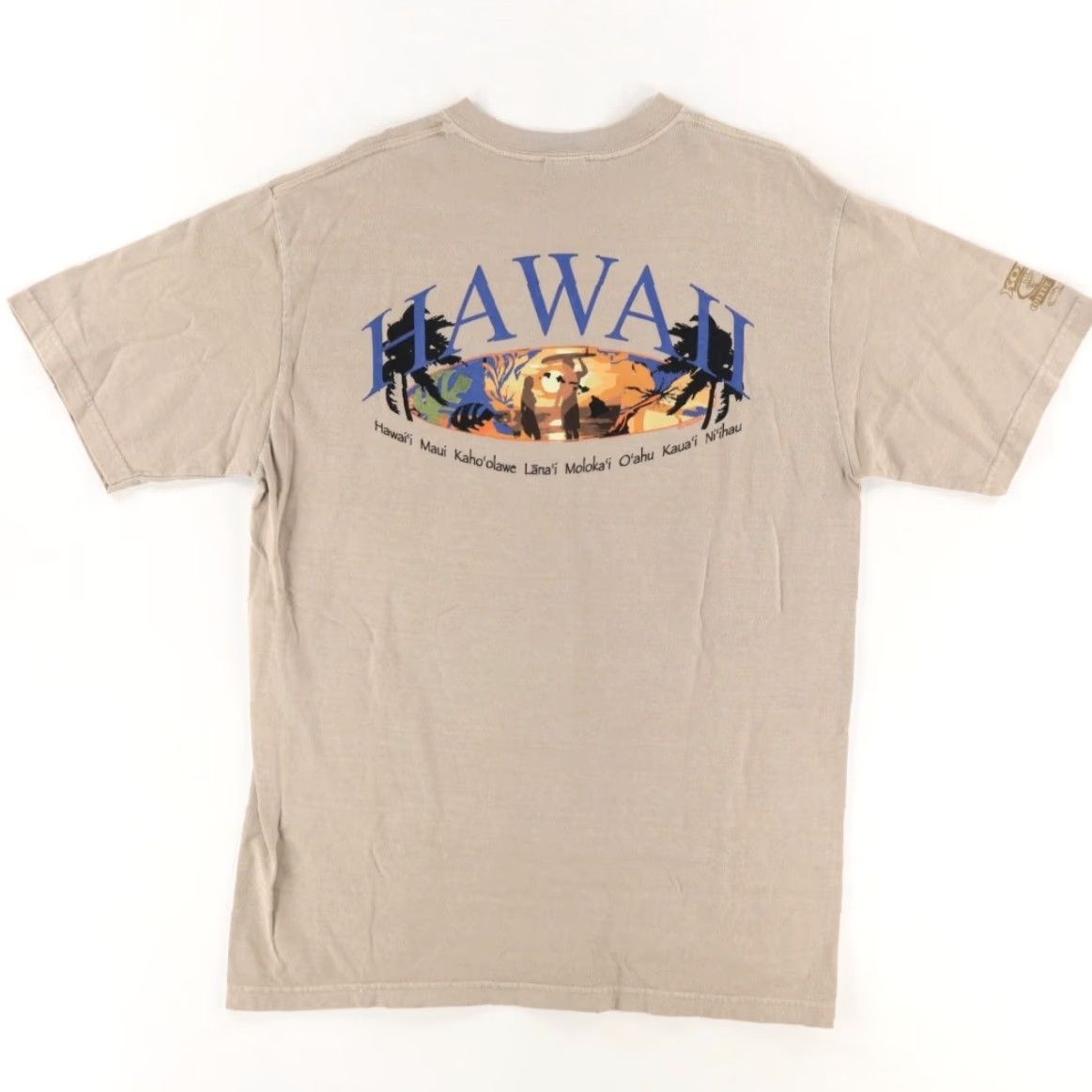 Vintage Crazy Shirt Hawaii Solid T-Shirt Stone Men's M Shirt Adult M Stone Hawaii Solid T-Shirt Crazy Shirt Mens M Size US M / EU 48-50 / 2 - 4 Thumbnail