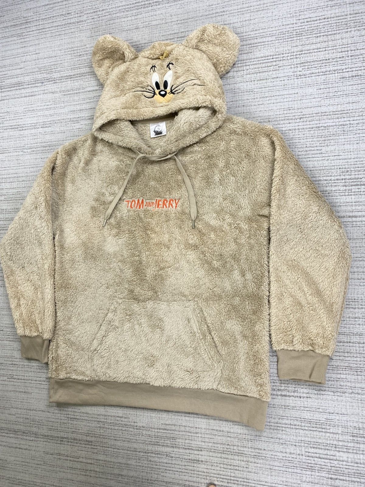 Cartoon Network × Vintage 🔥Vintage Tom And Jerry Fleece Hoodie With Ear Size US M / EU 48-50 / 2 - 4 Thumbnail