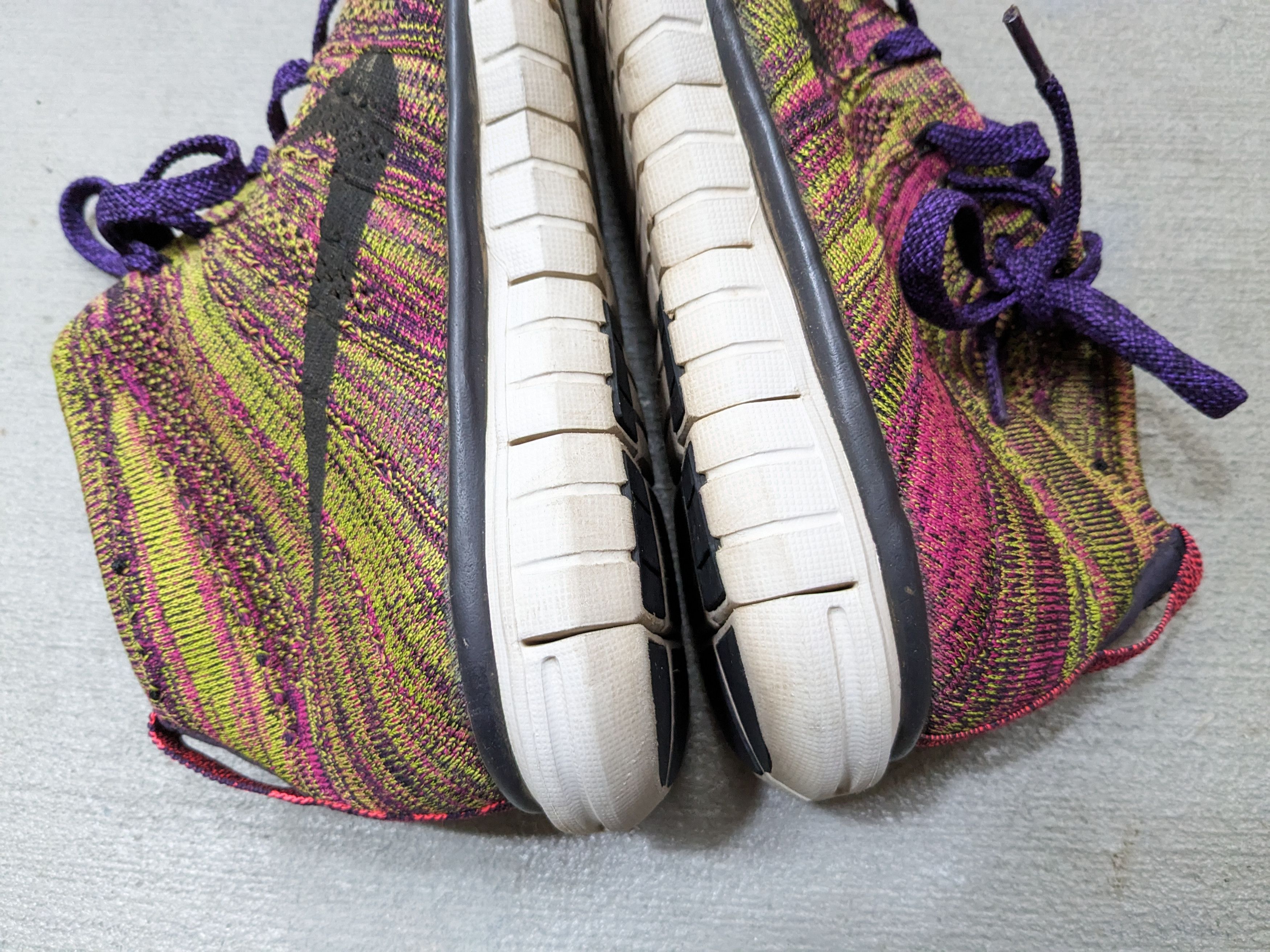 Nike Nike Free Flyknit Chukka 9.5 Purple Fireberry 639700-501 Size US 12 / EU 45 - 3 Thumbnail