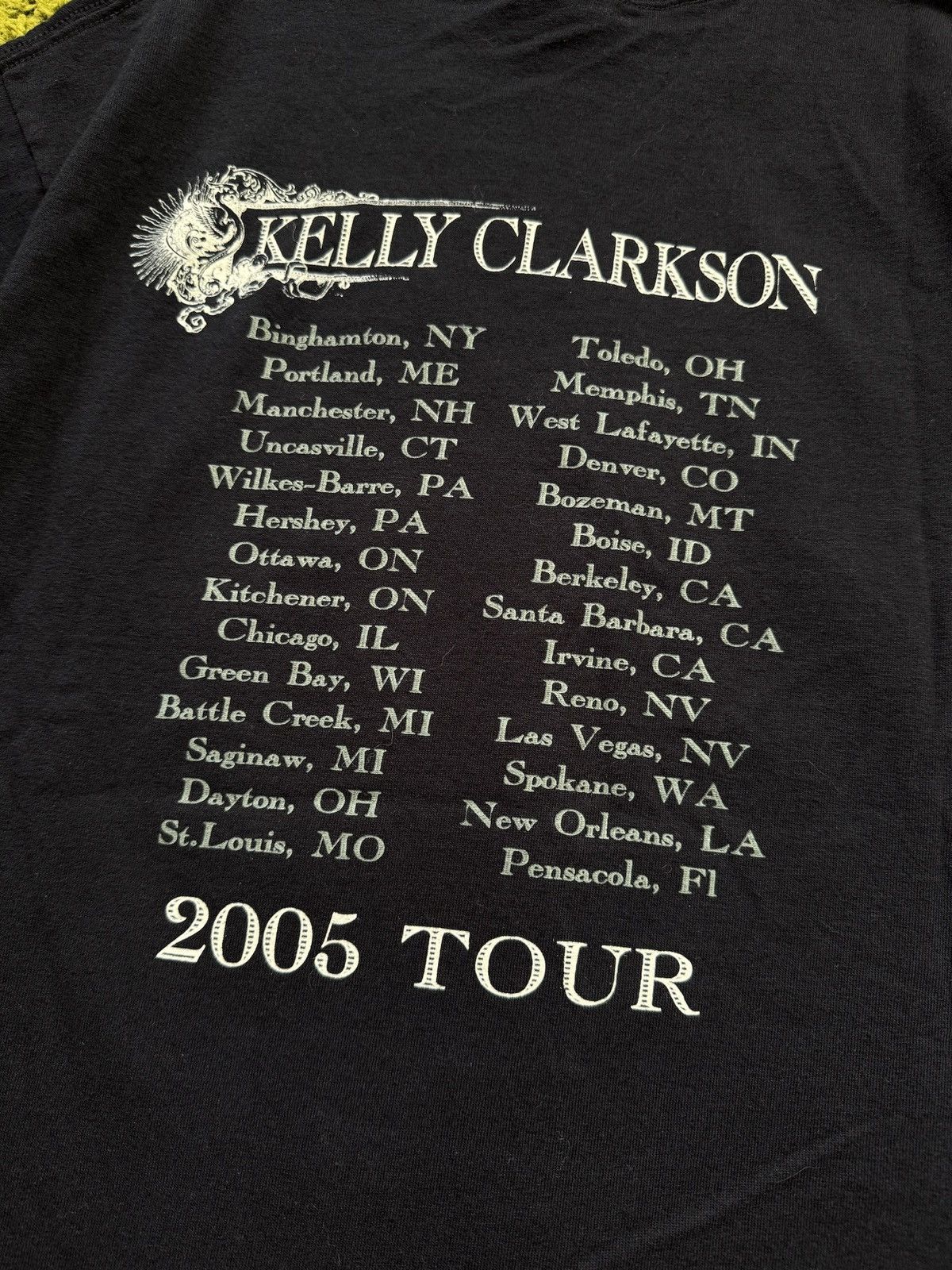 Band Tees Kelly Clarkson 2005 vintage official tour t-shirt Size US M / EU 48-50 / 2 - 4 Thumbnail