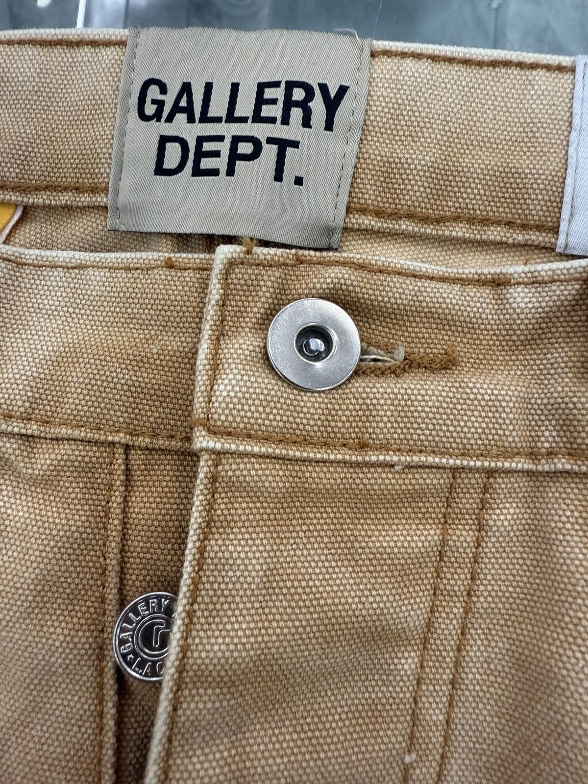 Gallery Dept. Gallery Dept. Beige Carpenter Jeans Size US 30 / EU 46 - 11 Thumbnail