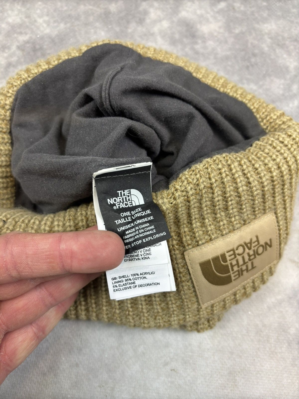 The North Face The North Face Brown Beanie Streetwear Skateboard Hat Cap Size ONE SIZE - 3 Thumbnail