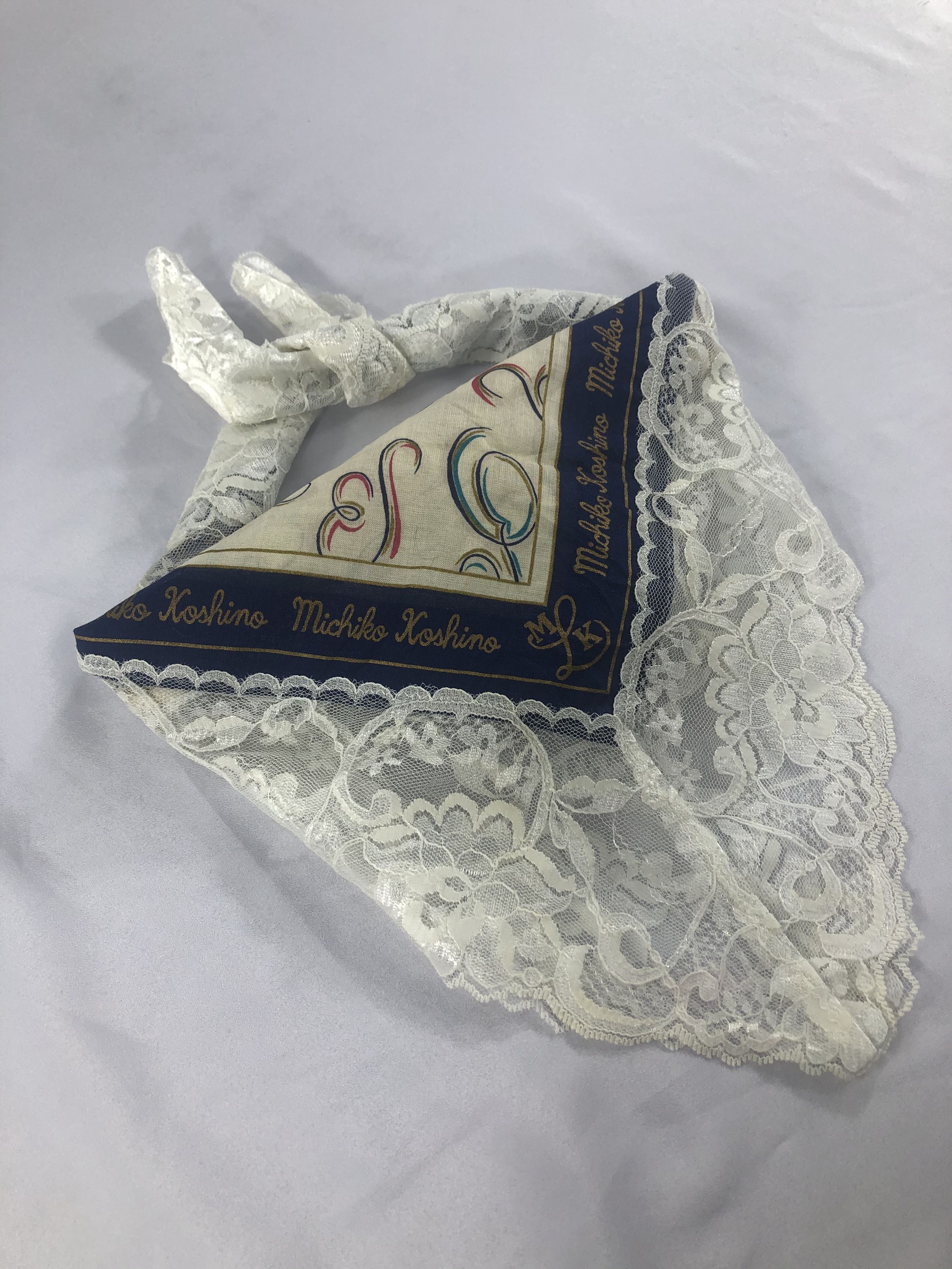 Michiko Koshino London × Vintage Michiko Koshino Handkerchief / Bandana / Neckerchief Size ONE SIZE - 2 Thumbnail