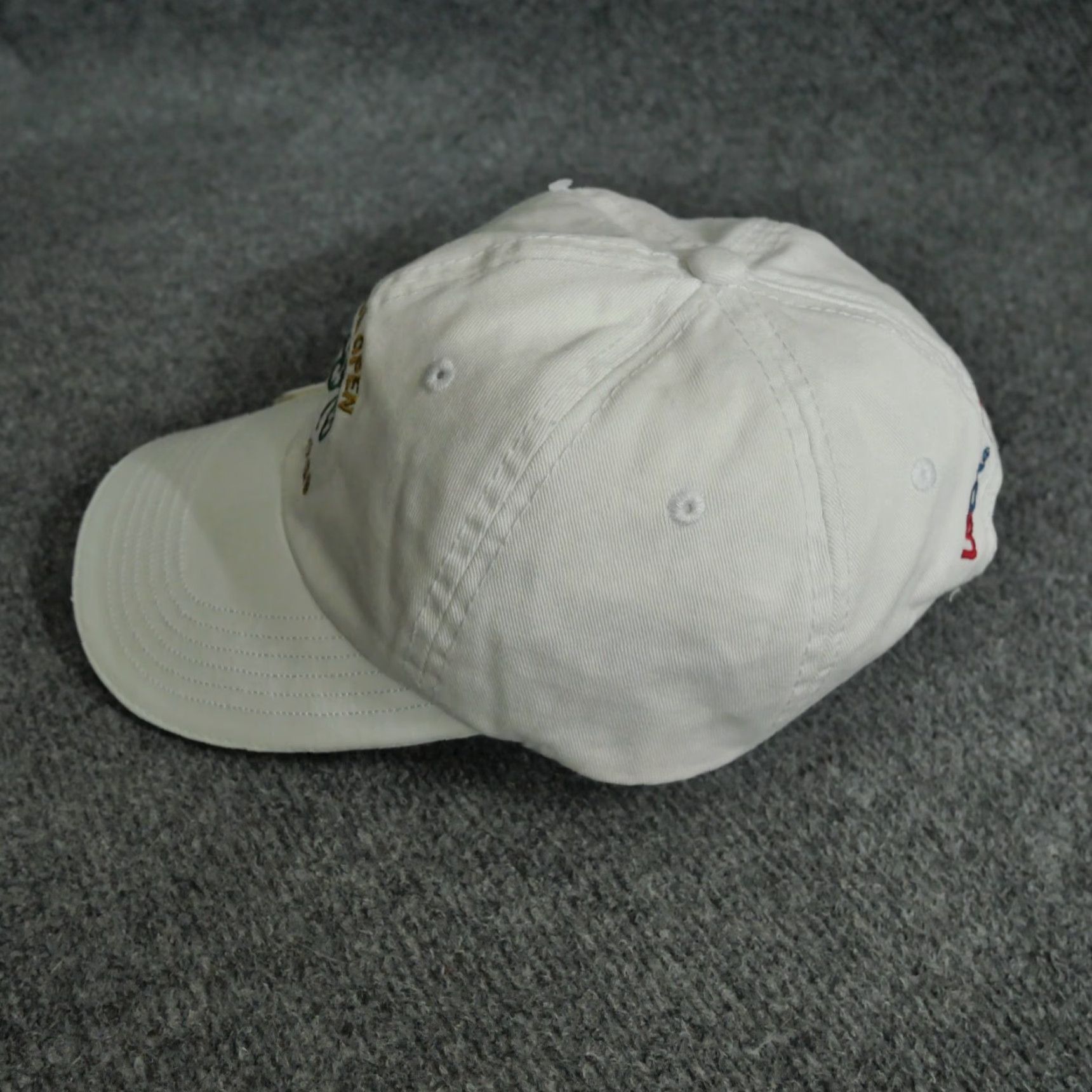 Vintage VINTAGE 2017 US Open Hat White Strap Back Adult Erin Hills Golf USGA Snapback Adjustable White Mens Size ONE SIZE - 5 Thumbnail