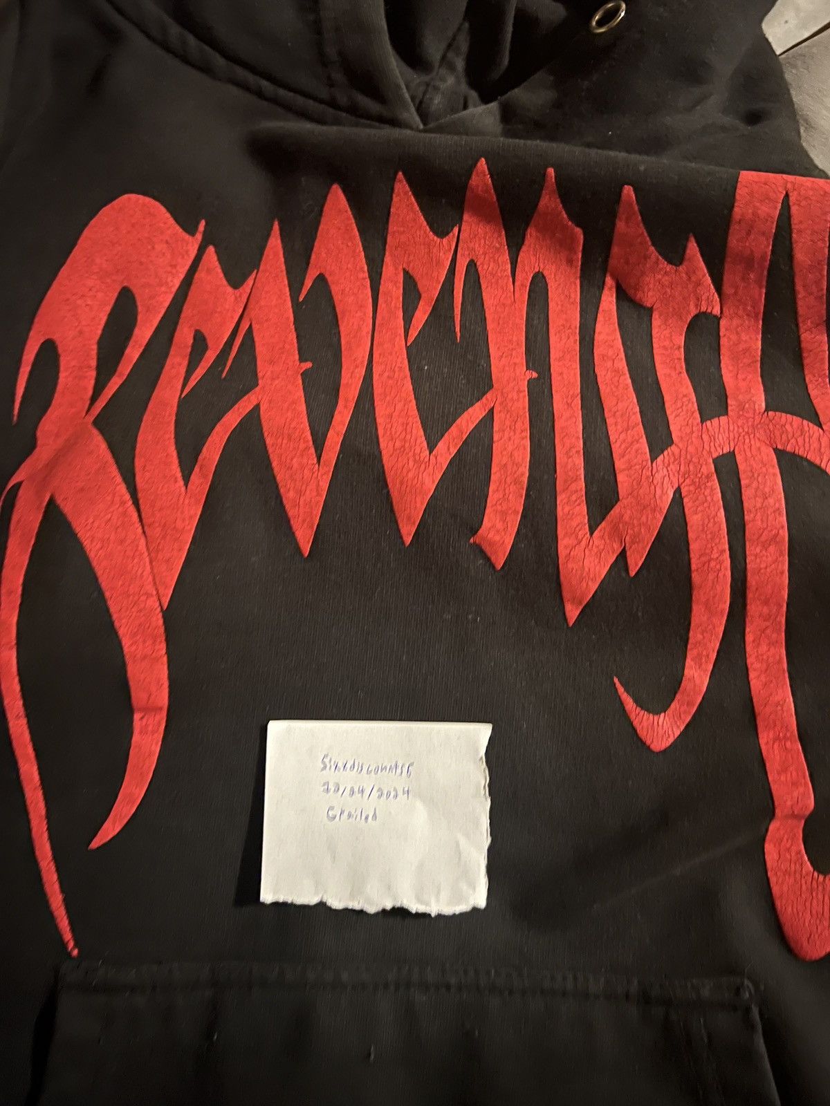 Revenge Revenge Bred Kill hoodie (Size tag) Size US S / EU 44-46 / 1 - 3 Thumbnail