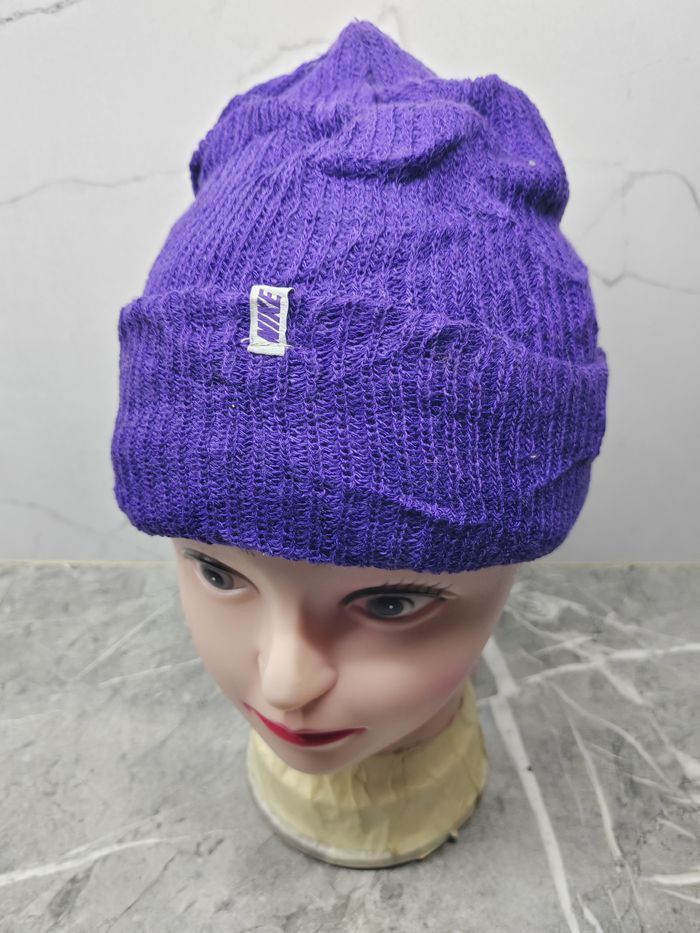 Nike Vintage Nike Snowcap Beanie Size ONE SIZE - 2 Thumbnail